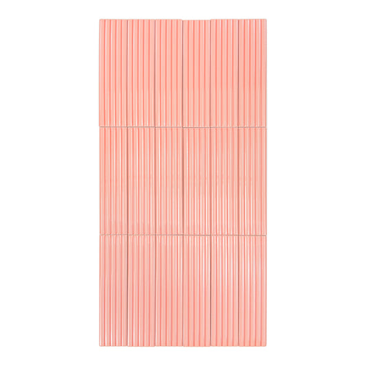 Cinque Terre Series Corallo Pink Glossy Porcelain Artisanal Tile