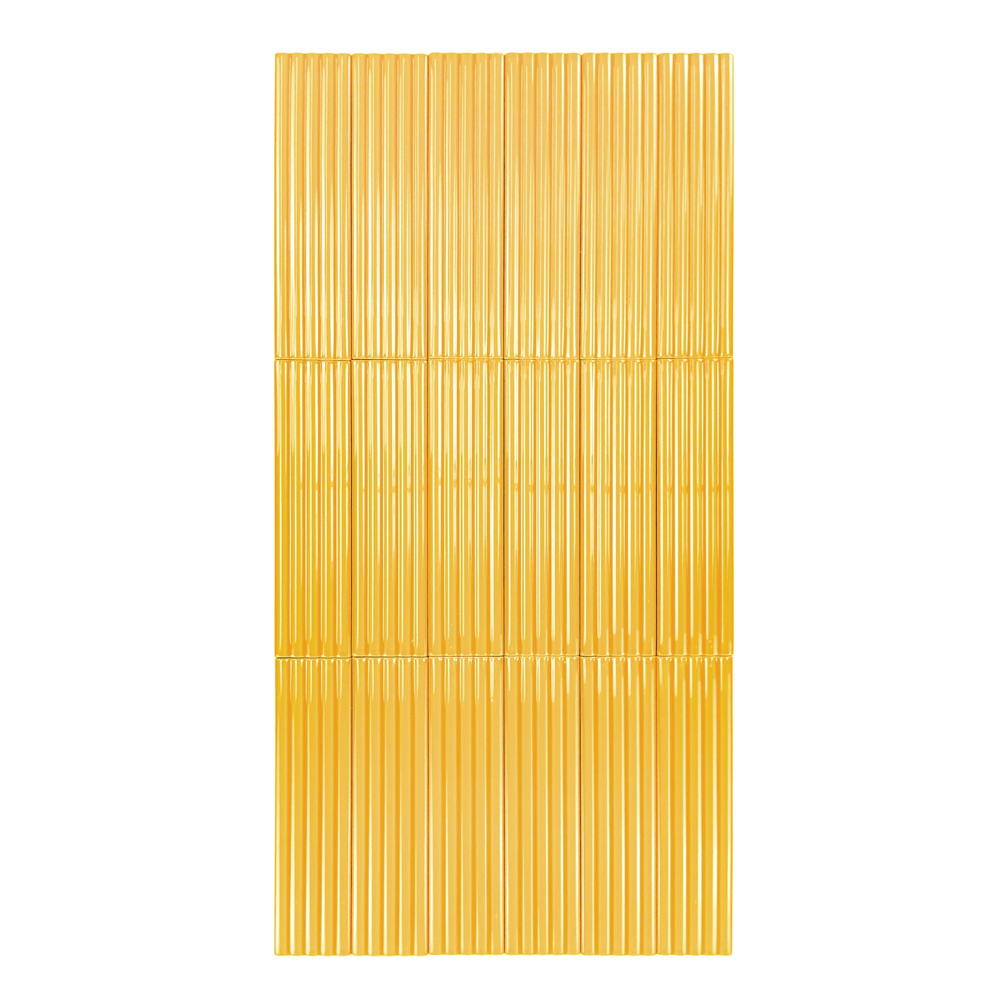 Cinque Terre Series Sunflower Yellow Glossy Porcelain Artisanal Tile