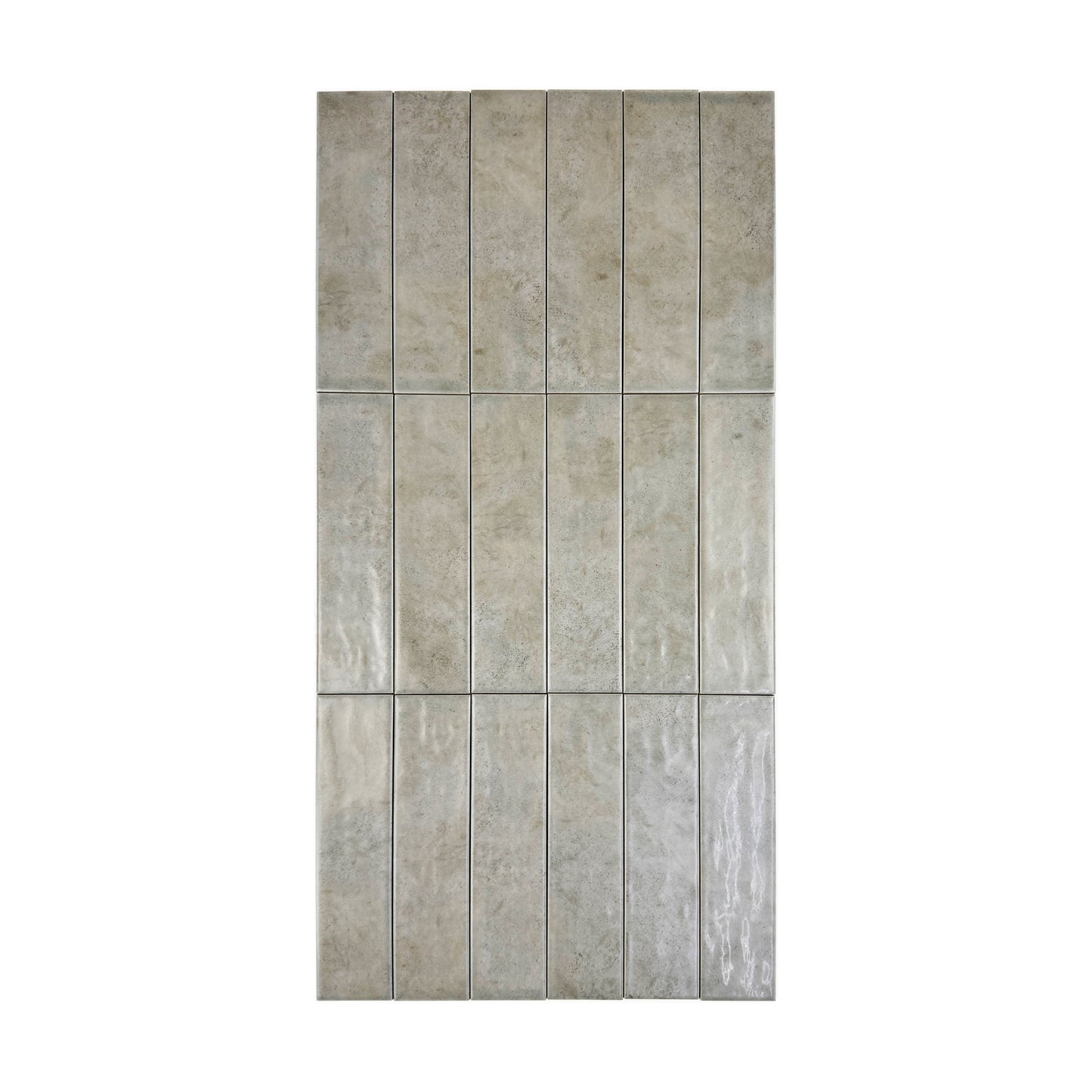 Aurora Vibes  Series Cement Grey Semimatte Porcelain Artisanal Tile