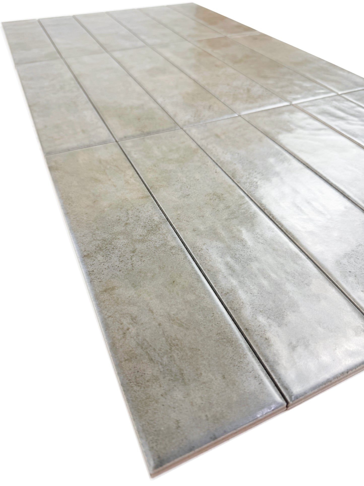 Aurora Vibes  Series Cement Grey Semimatte Porcelain Artisanal Tile