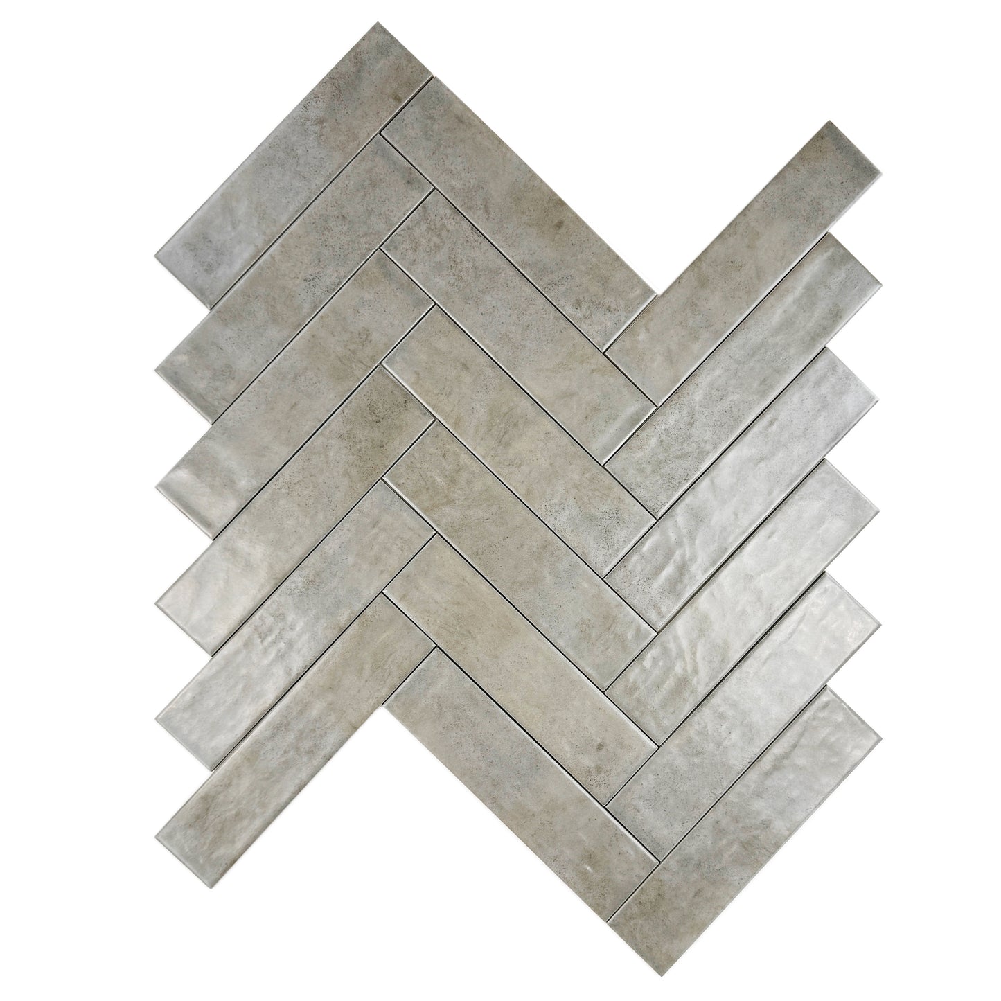 Aurora Vibes  Series Cement Grey Semimatte Porcelain Artisanal Tile