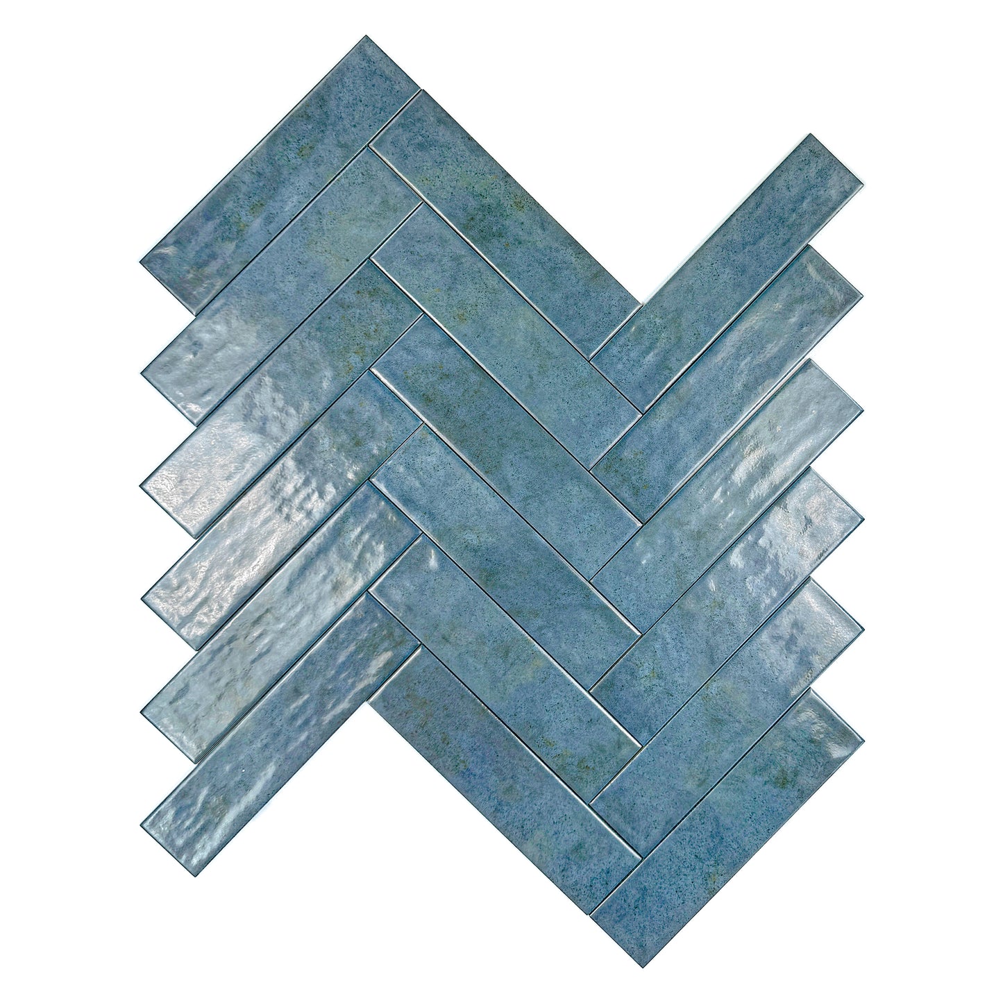 Aurora Vibes  Series Sea Green  Semimatte Porcelain Artisanal Tile