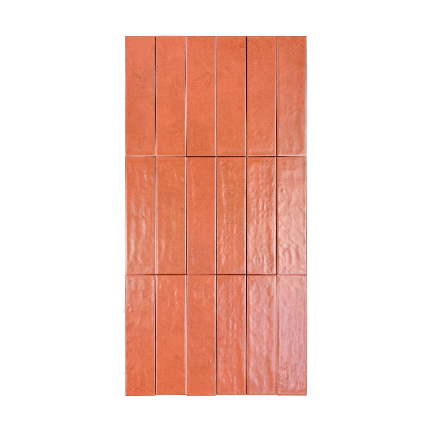 Aurora Vibes  Series Light Coral  Semimatte Porcelain Artisanal Tile