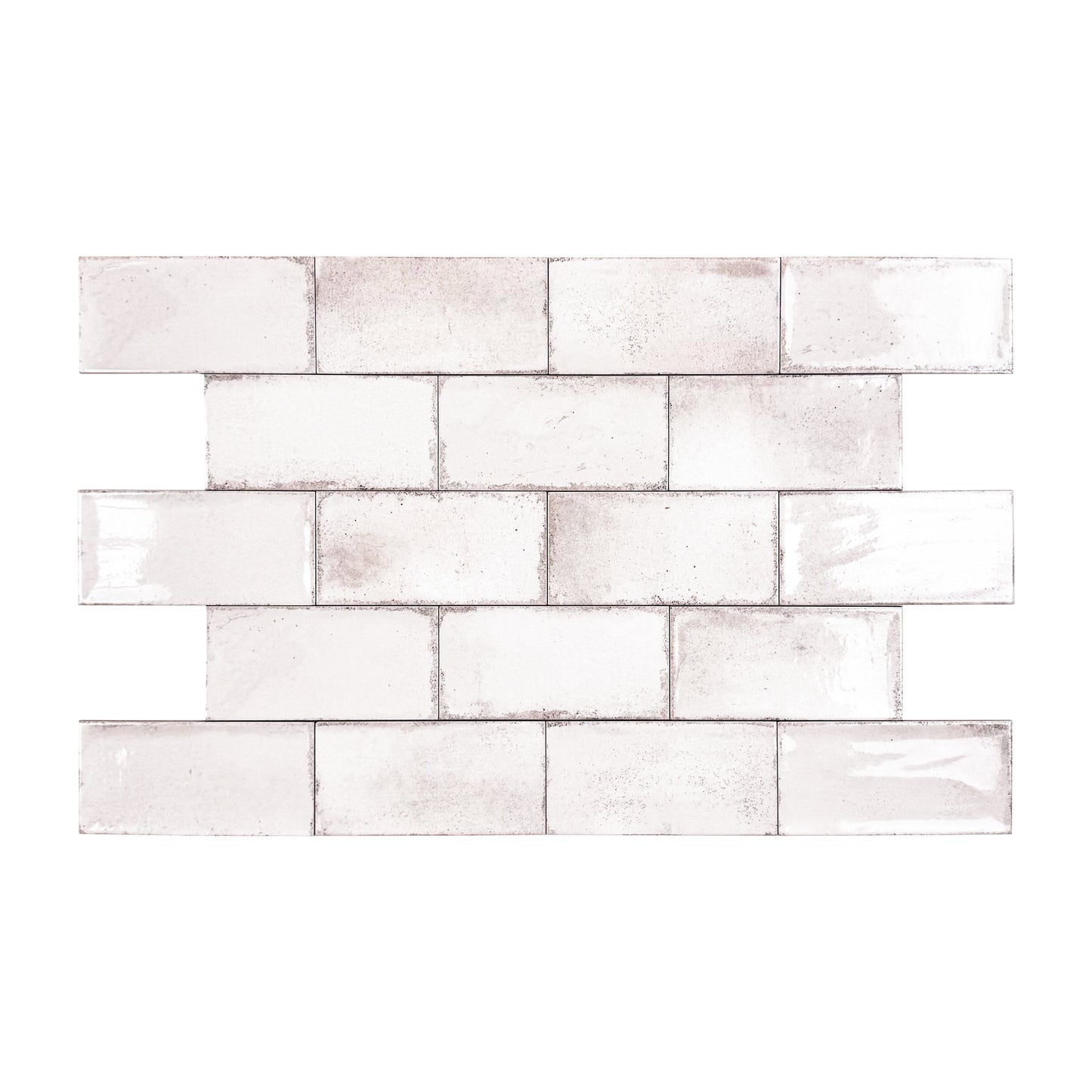 Sandy Beige Glossy Ceramic Artisanal Tile