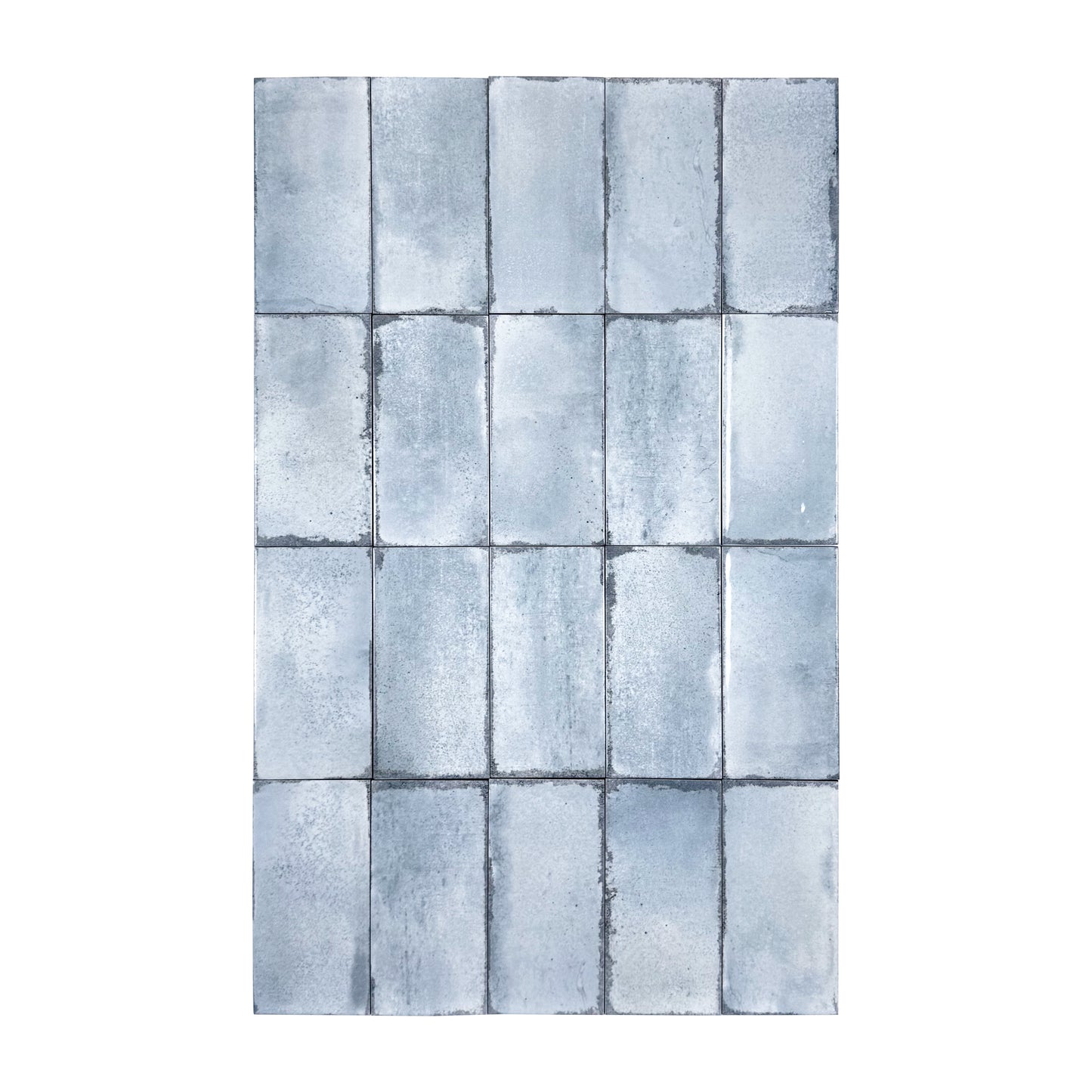 Soft green Glossy Ceramic Artisanal Tile