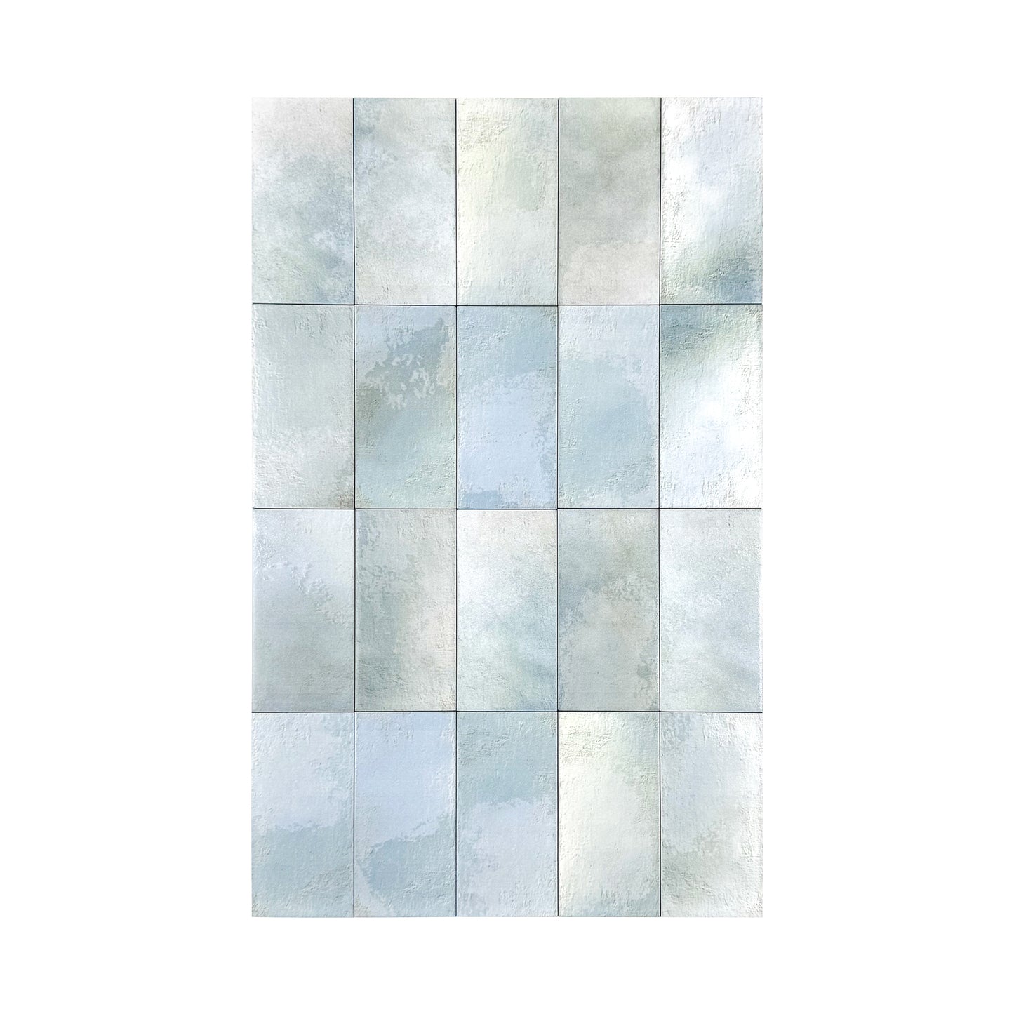 Seafoam Mint Matte Ceramic Artisanal Tile