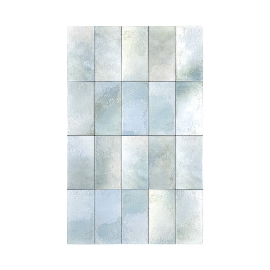 Seafoam Mint Matte Ceramic Artisanal Tile