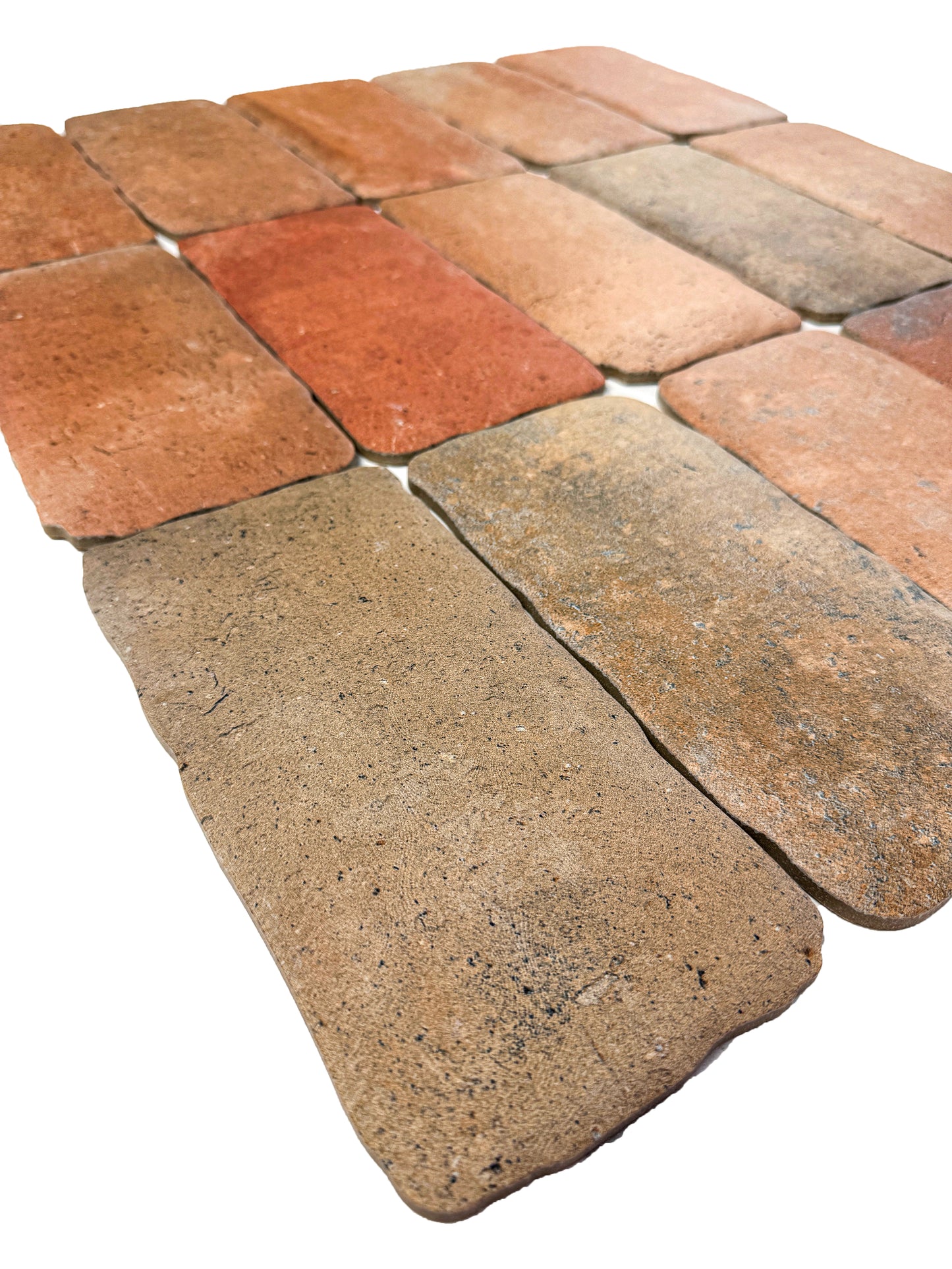 Deep Red Matte Porcelain Artisanal Tile