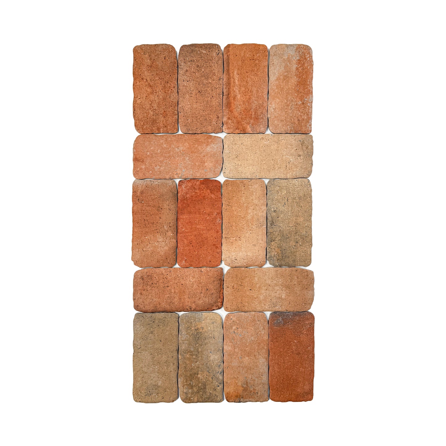 Deep Red Matte Porcelain Artisanal Tile