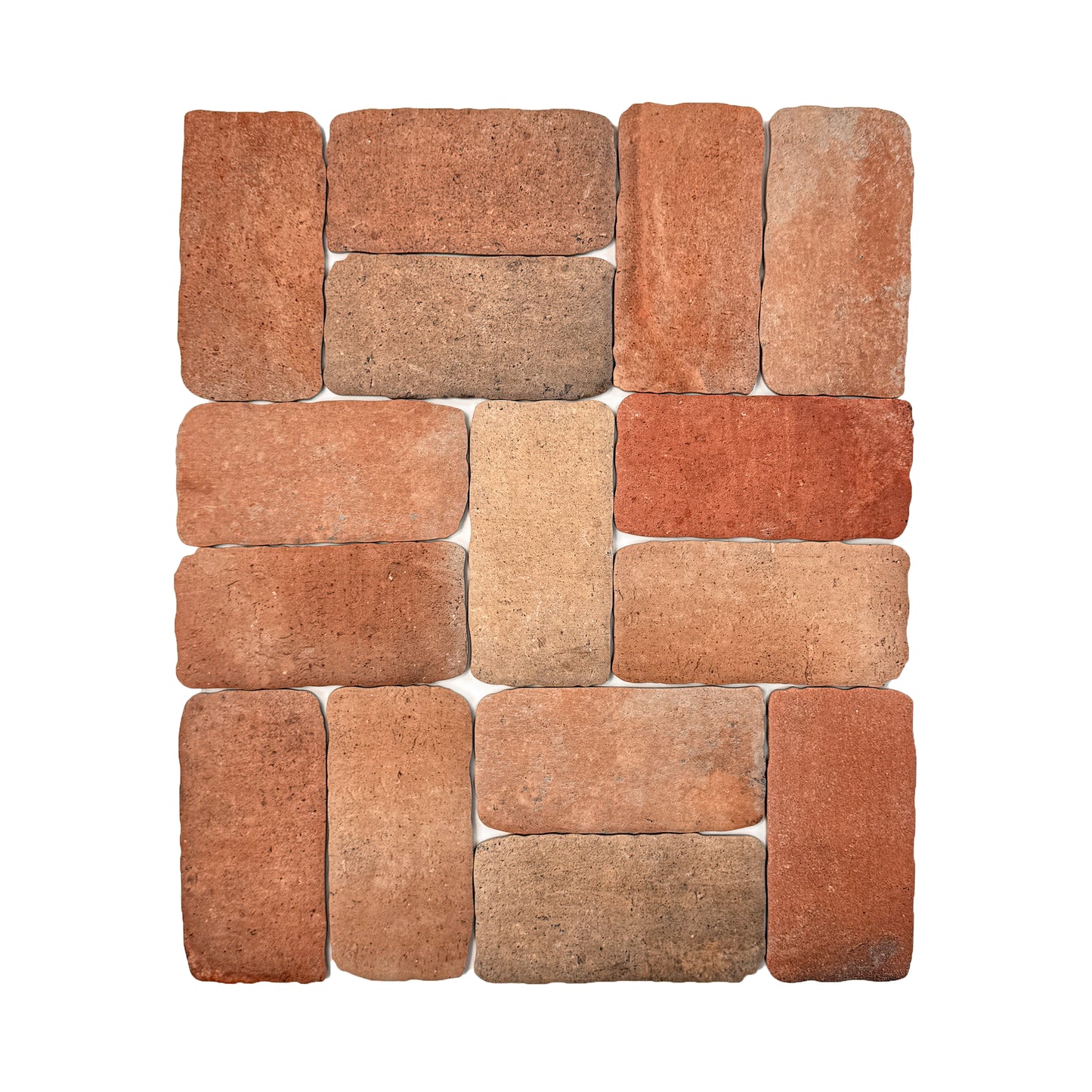 Deep Red Matte Porcelain Artisanal Tile