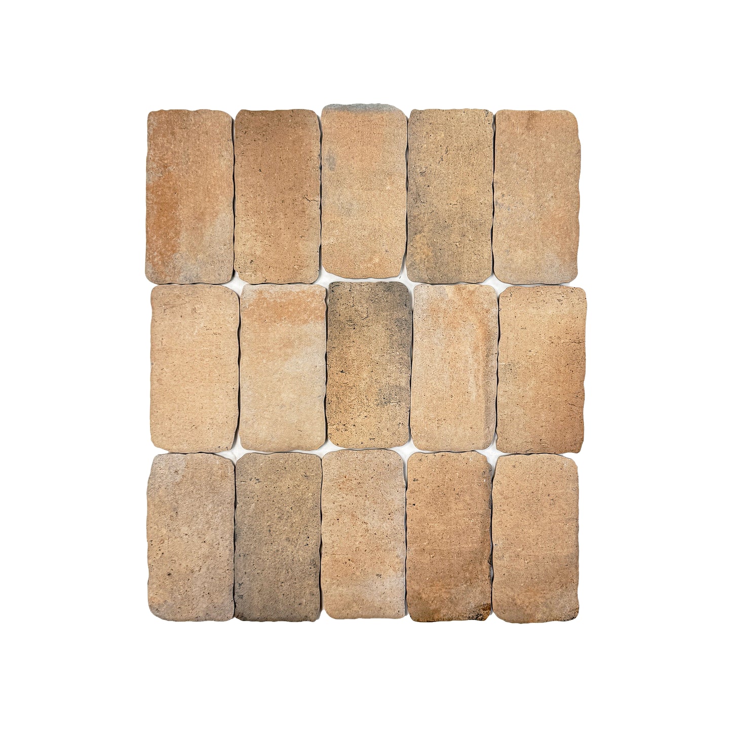 Rust Brown Matte Porcelain Artisanal Tile