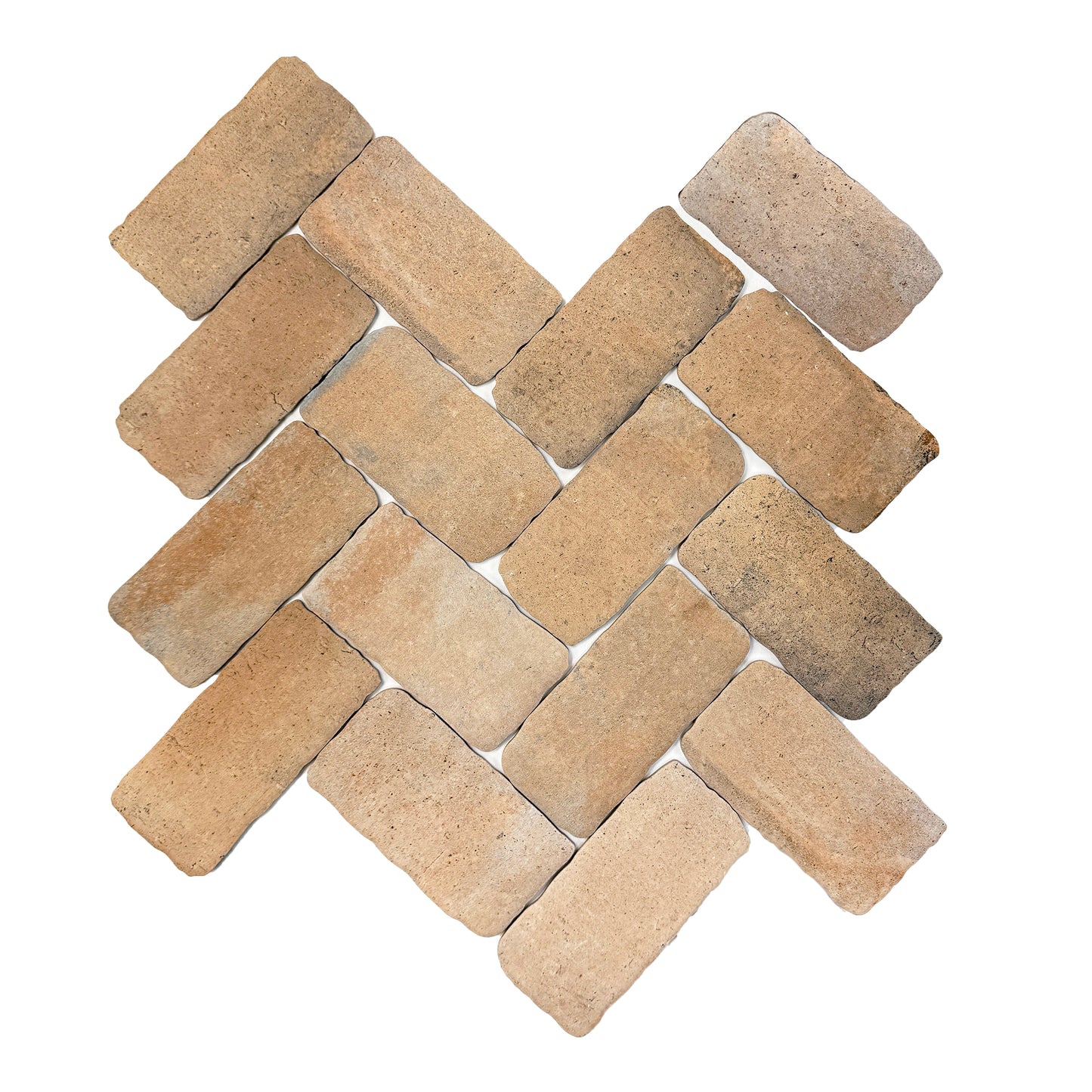 Rust Brown Matte Porcelain Artisanal Tile