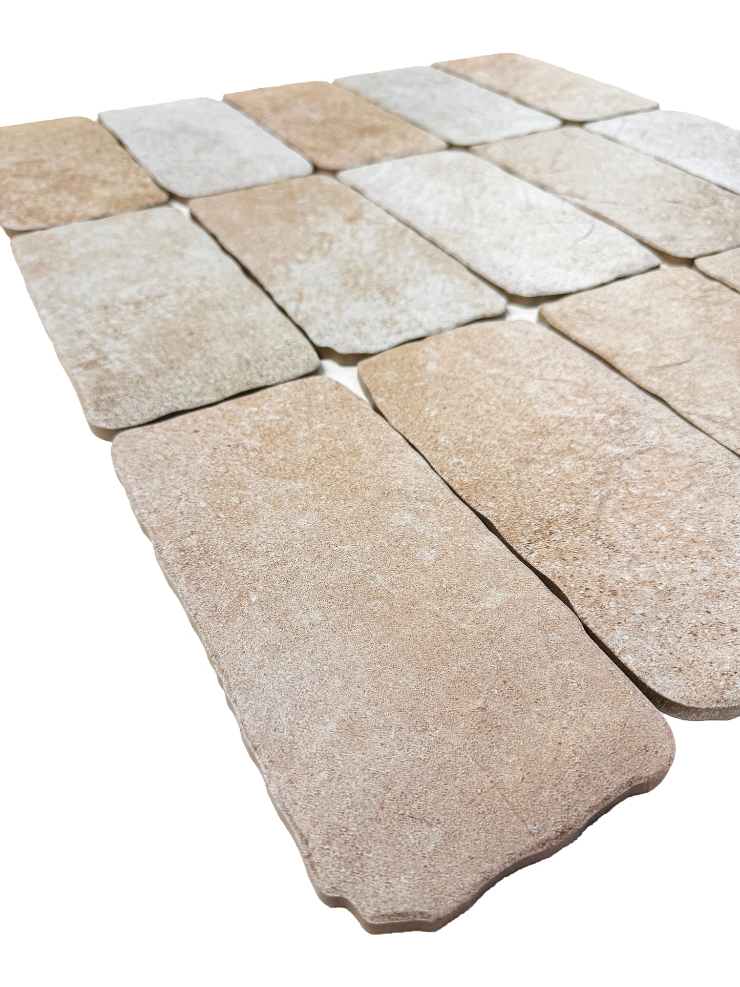 Soft Beige Matte Porcelain Artisanal Tile