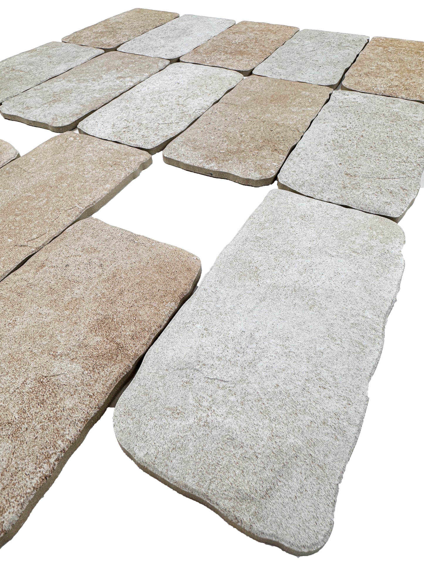 Soft Beige Matte Porcelain Artisanal Tile