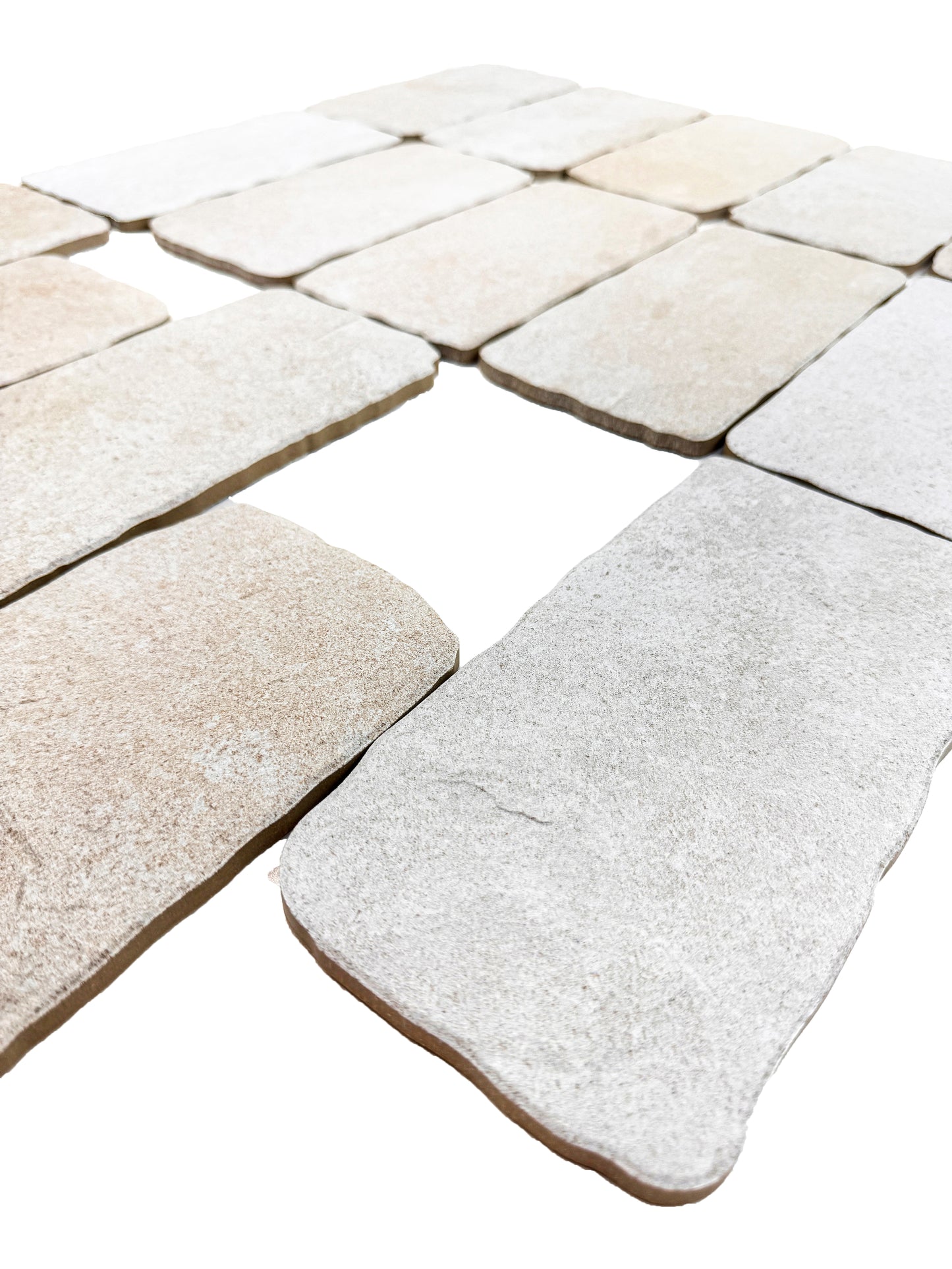 Creamy White Matte Porcelain Artisanal Tile