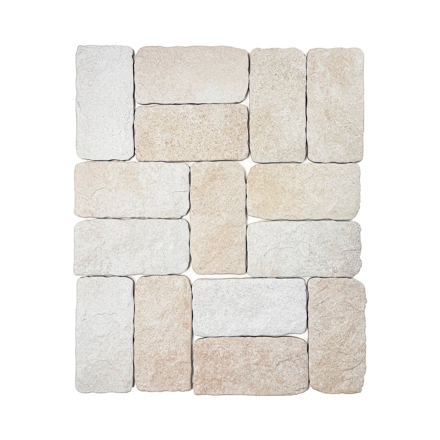 Creamy White Matte Porcelain Artisanal Tile