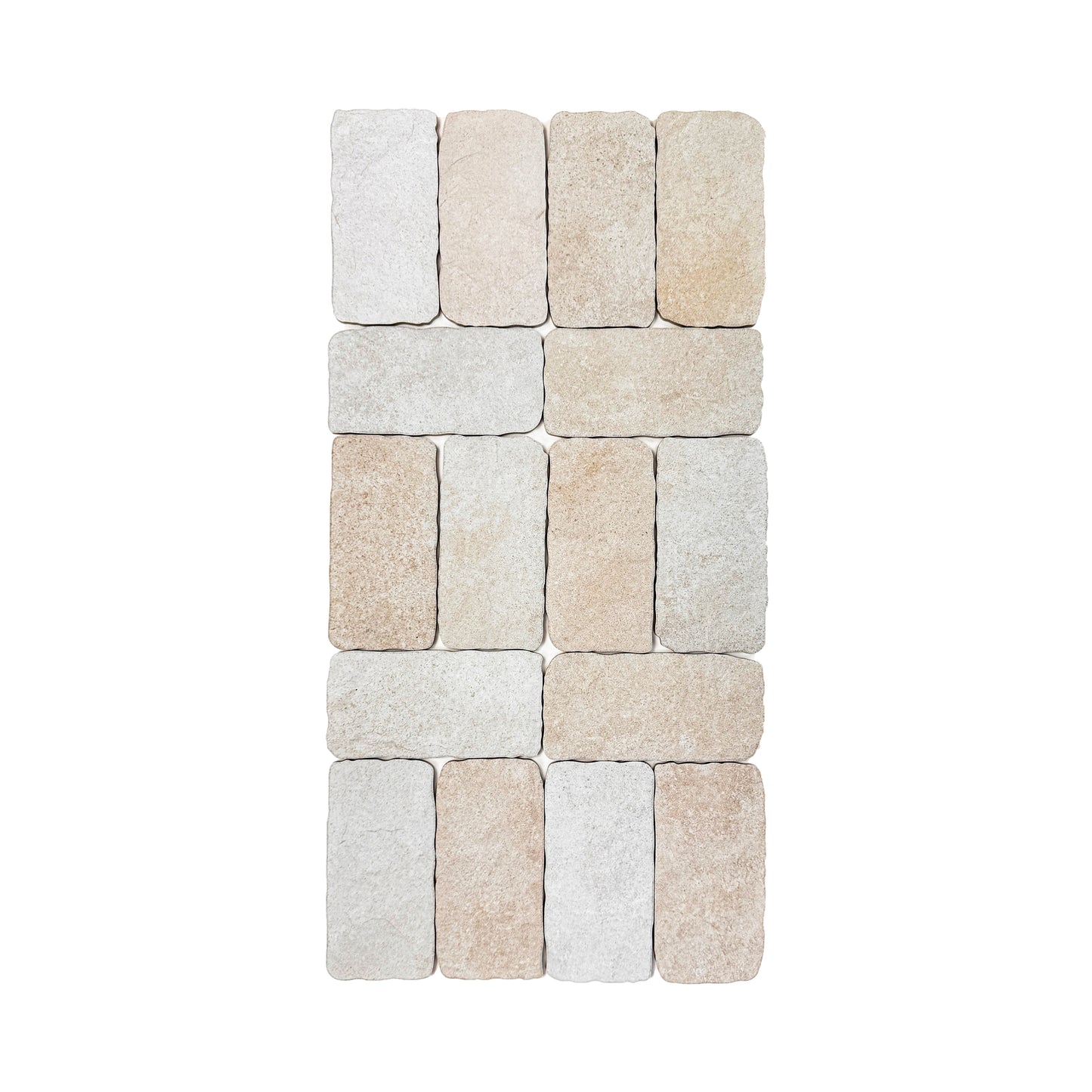 Creamy White Matte Porcelain Artisanal Tile