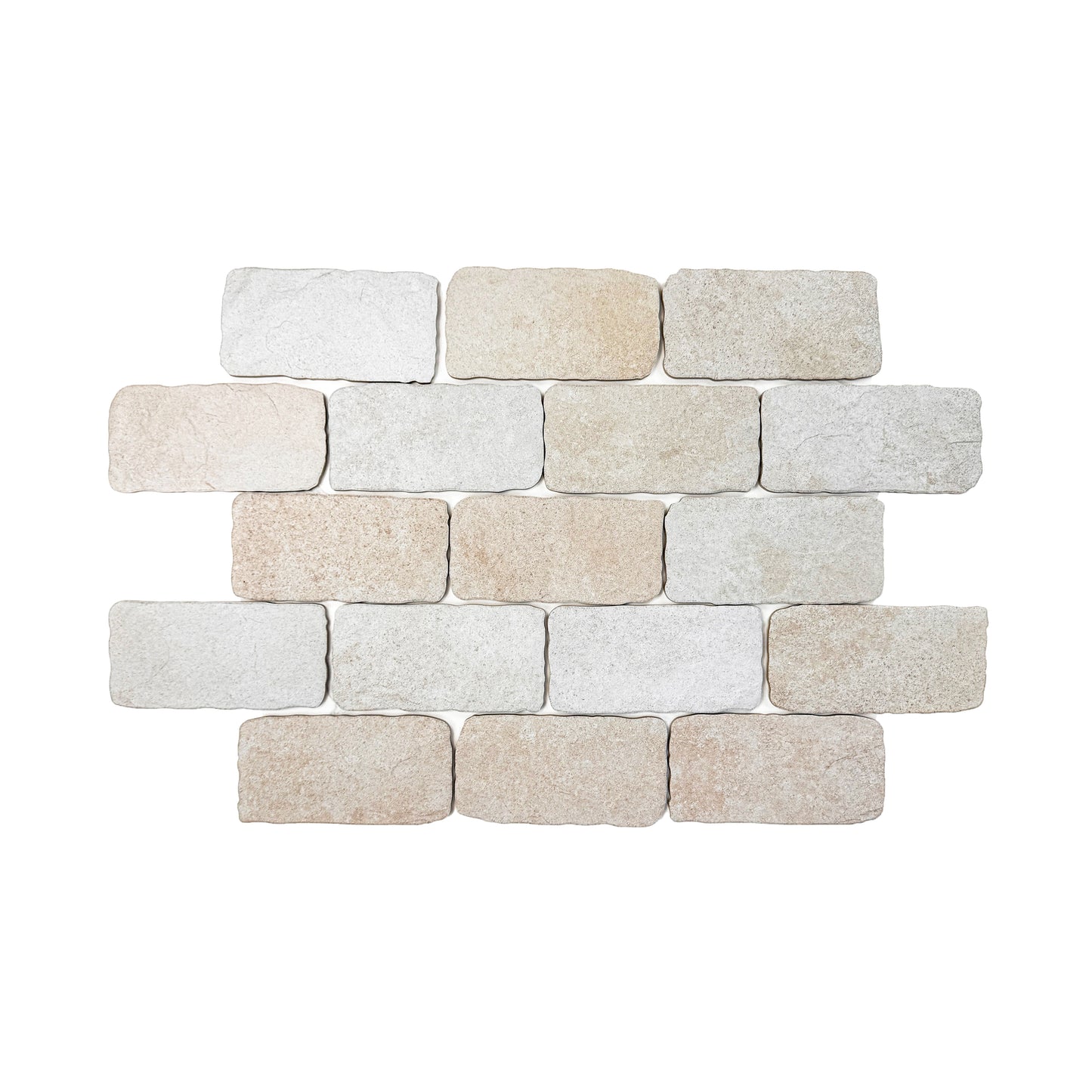 Creamy White Matte Porcelain Artisanal Tile