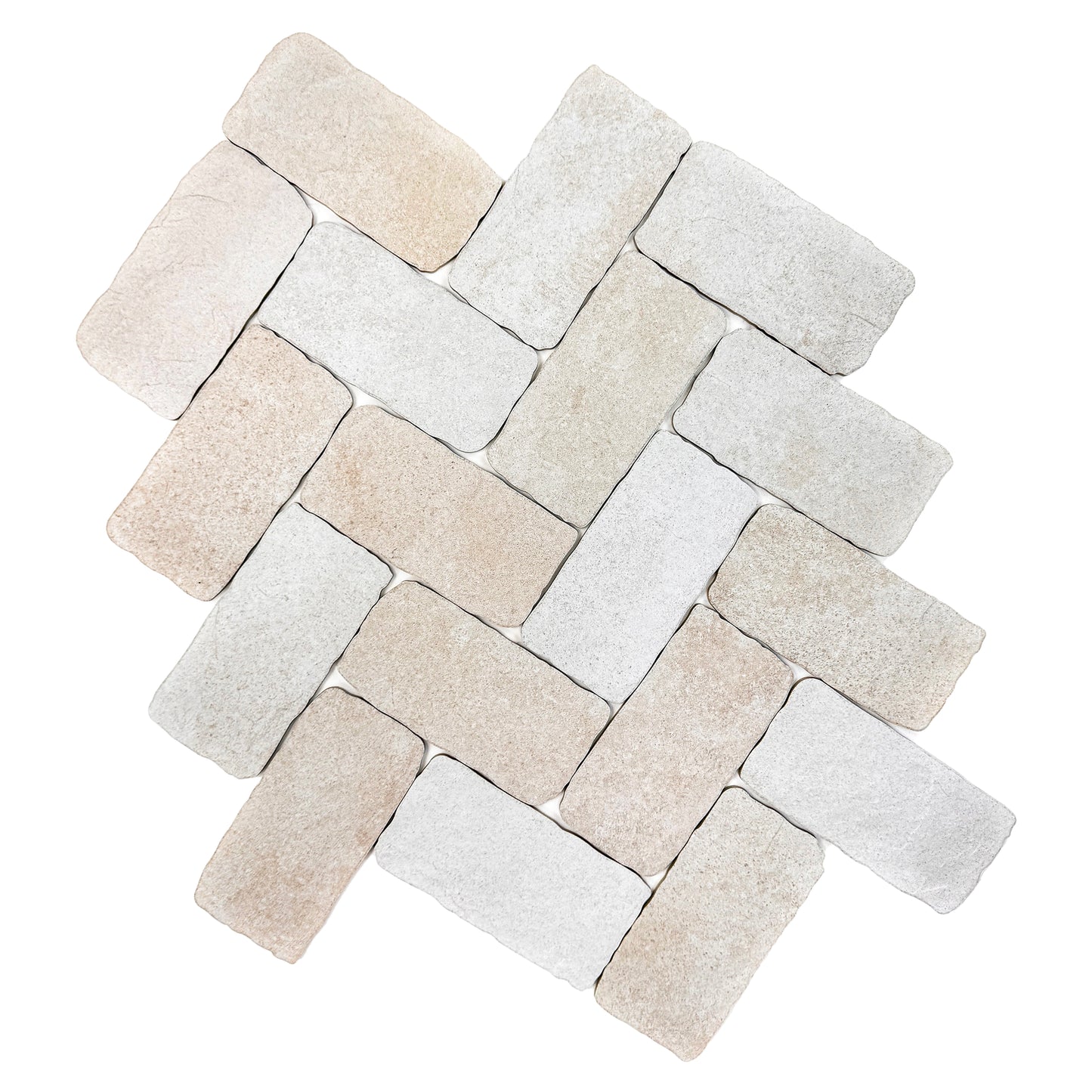 Creamy White Matte Porcelain Artisanal Tile