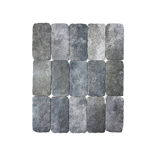 Medium Gray Matte Porcelain Artisanal Tile