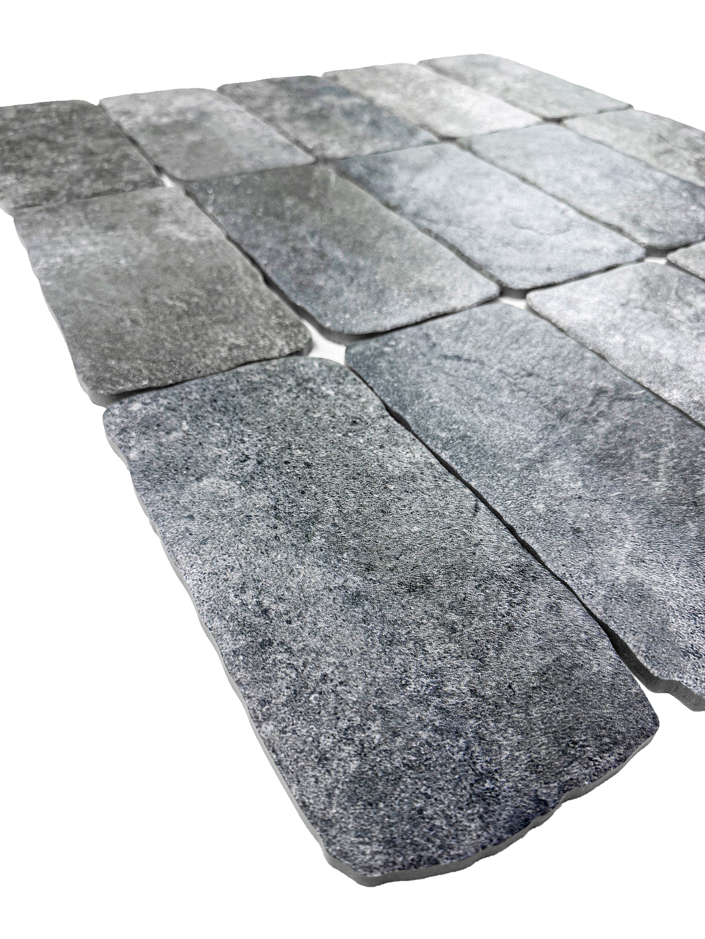 Medium Gray Matte Porcelain Artisanal Tile