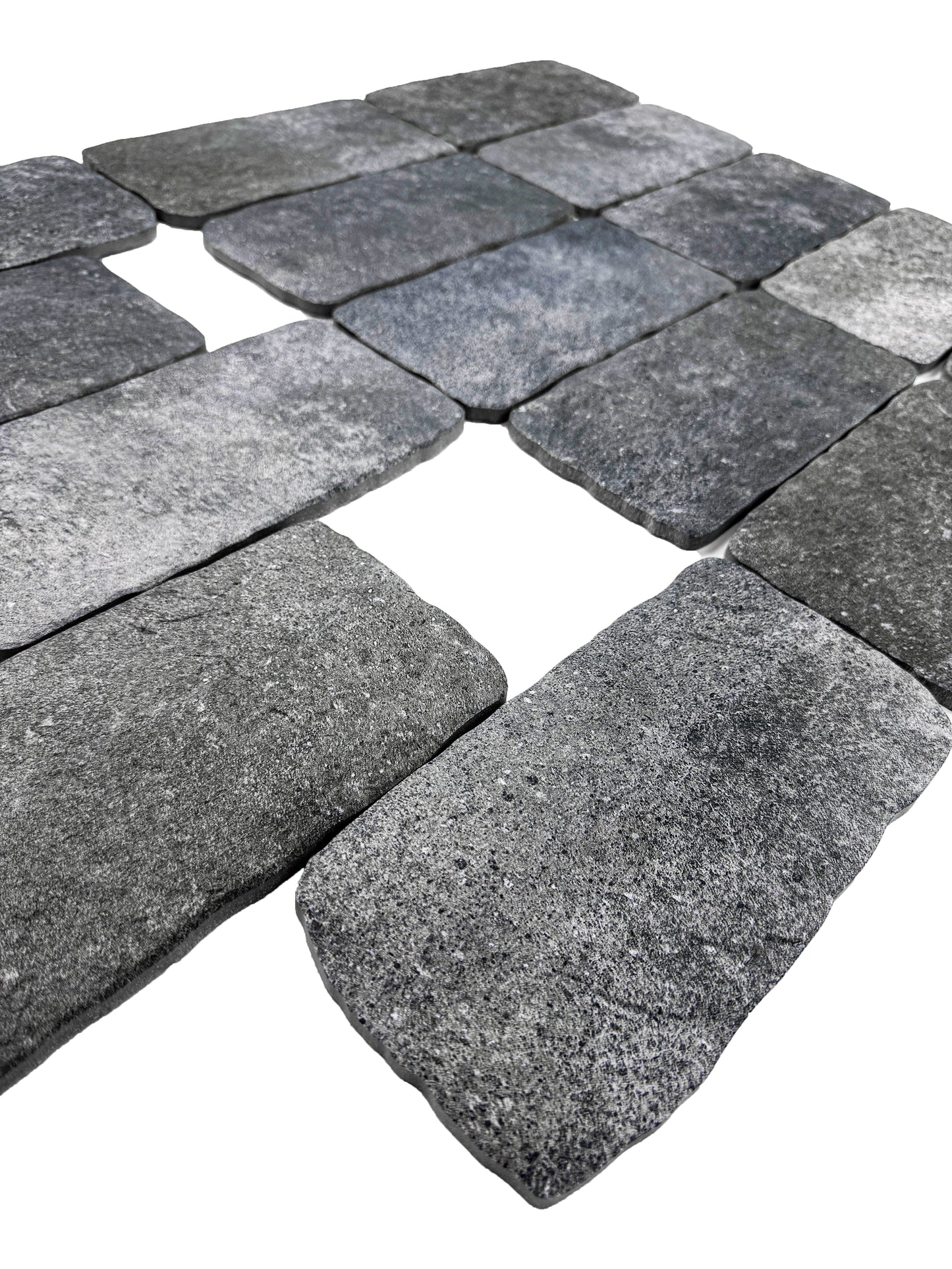 Medium Gray Matte Porcelain Artisanal Tile