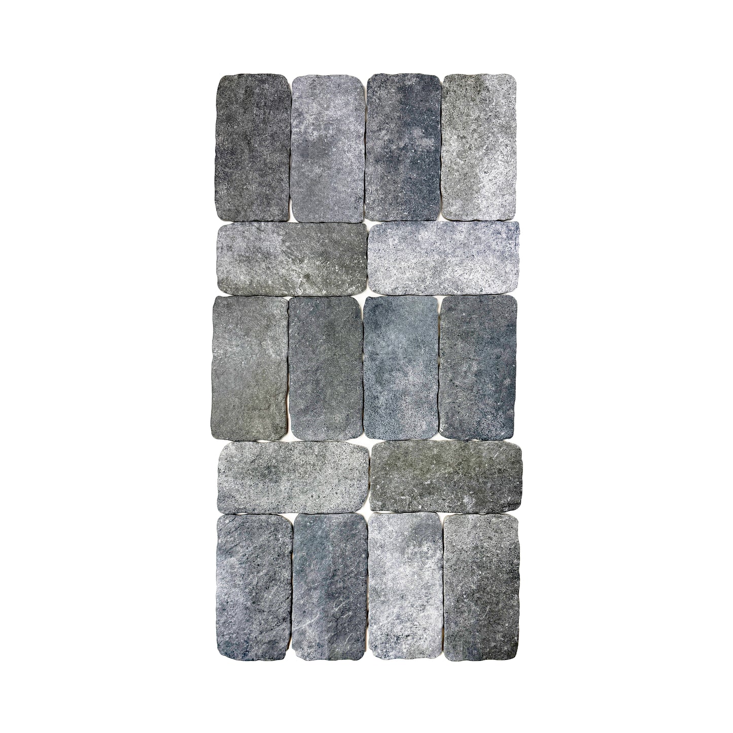 Medium Gray Matte Porcelain Artisanal Tile