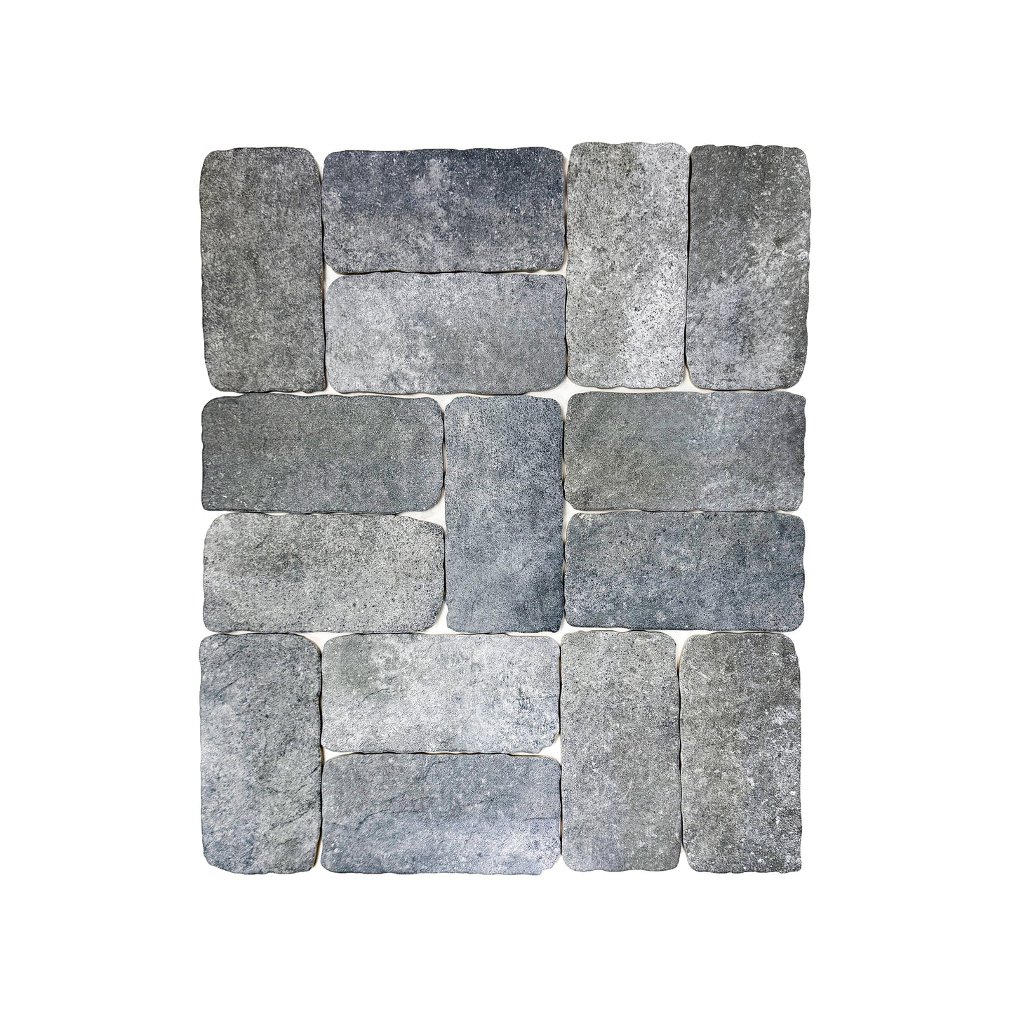 Medium Gray Matte Porcelain Artisanal Tile