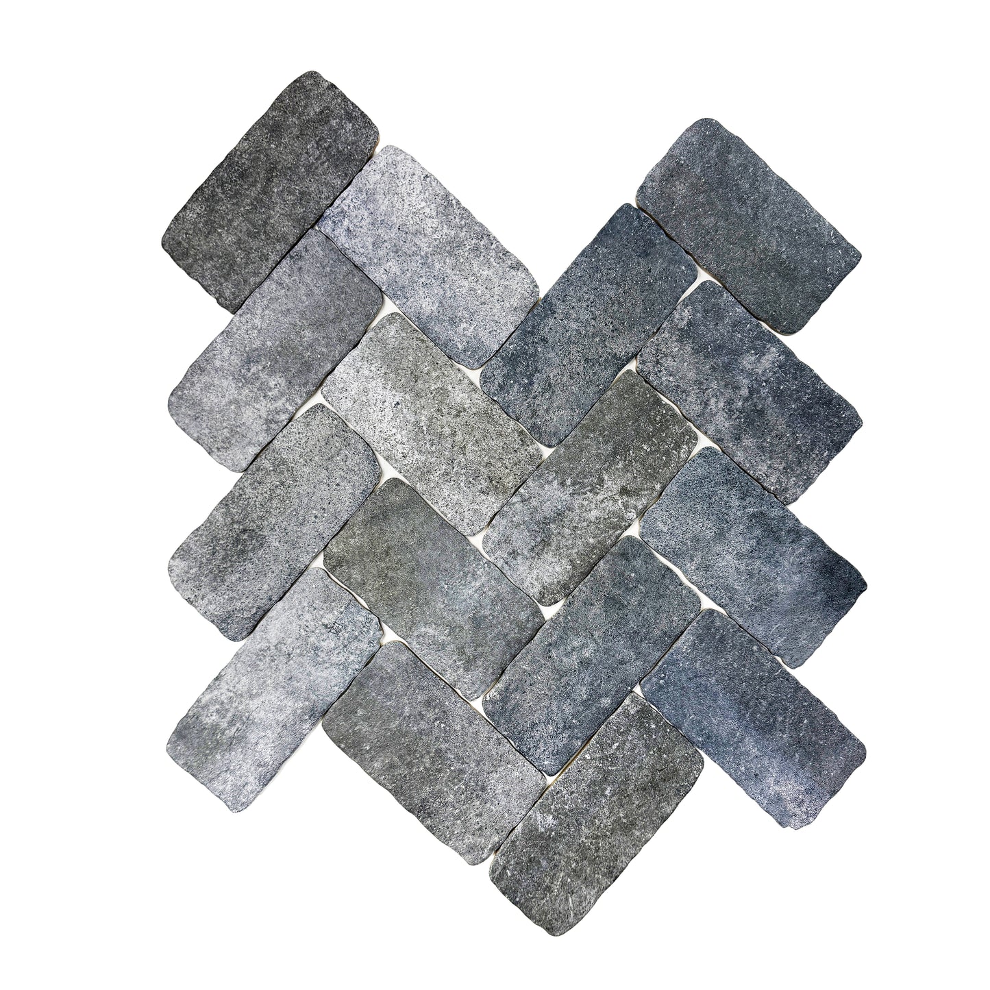 Medium Gray Matte Porcelain Artisanal Tile
