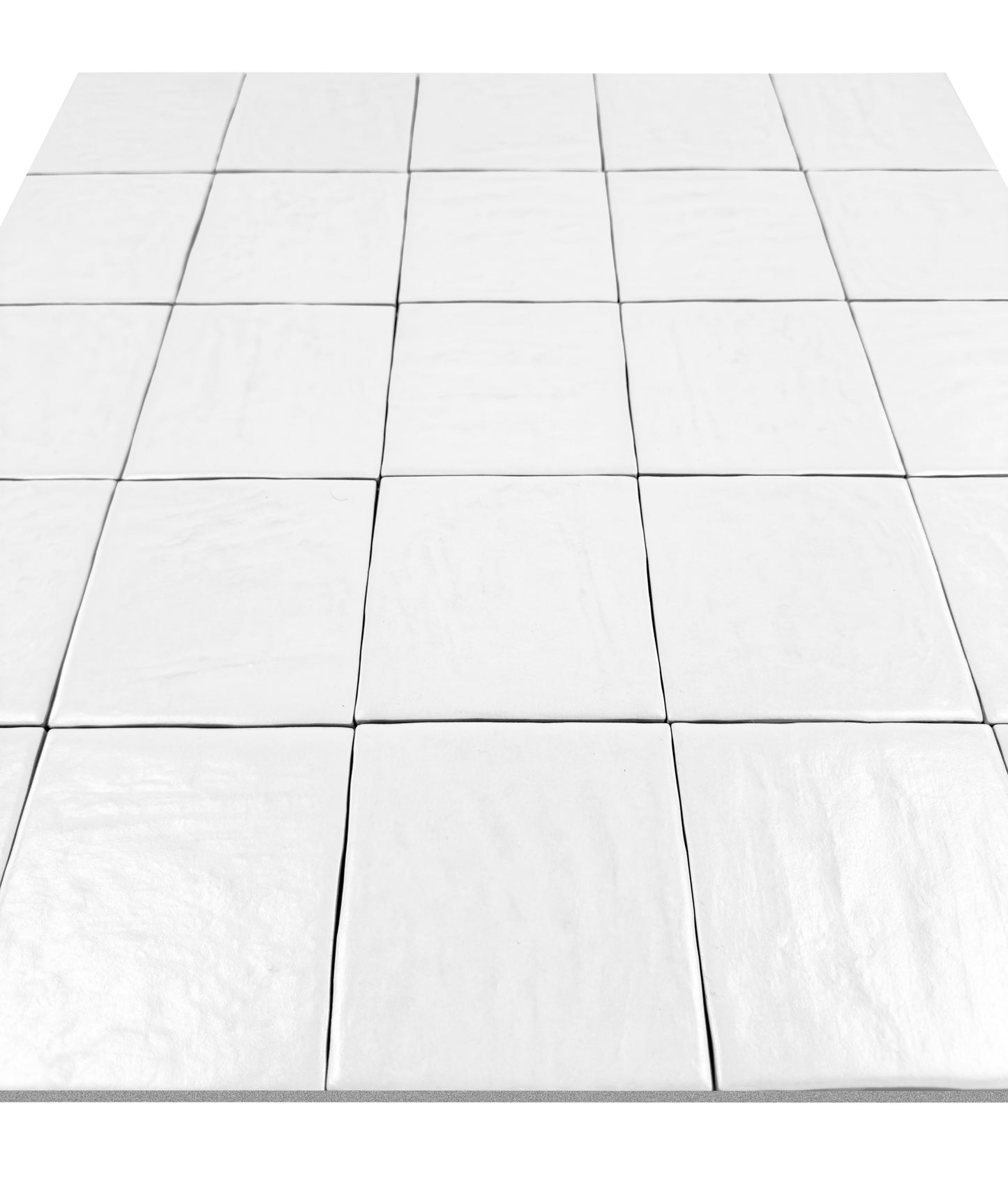 Pearl Luxe Series Pearl White Semimatte Perlescent Ceramic Artisanal Tile