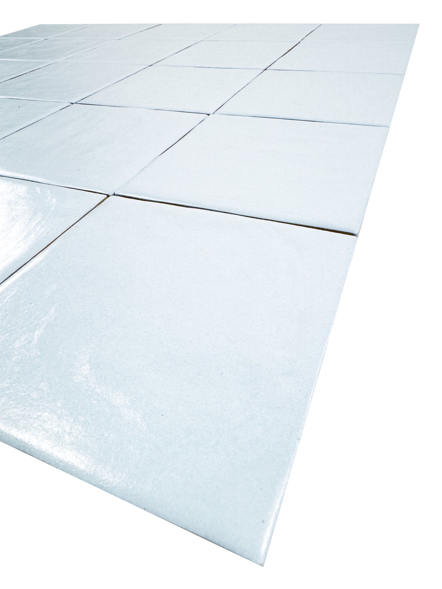 Pearl Luxe Series Sky Blue Semimatte Perlescent Ceramic Artisanal Tile