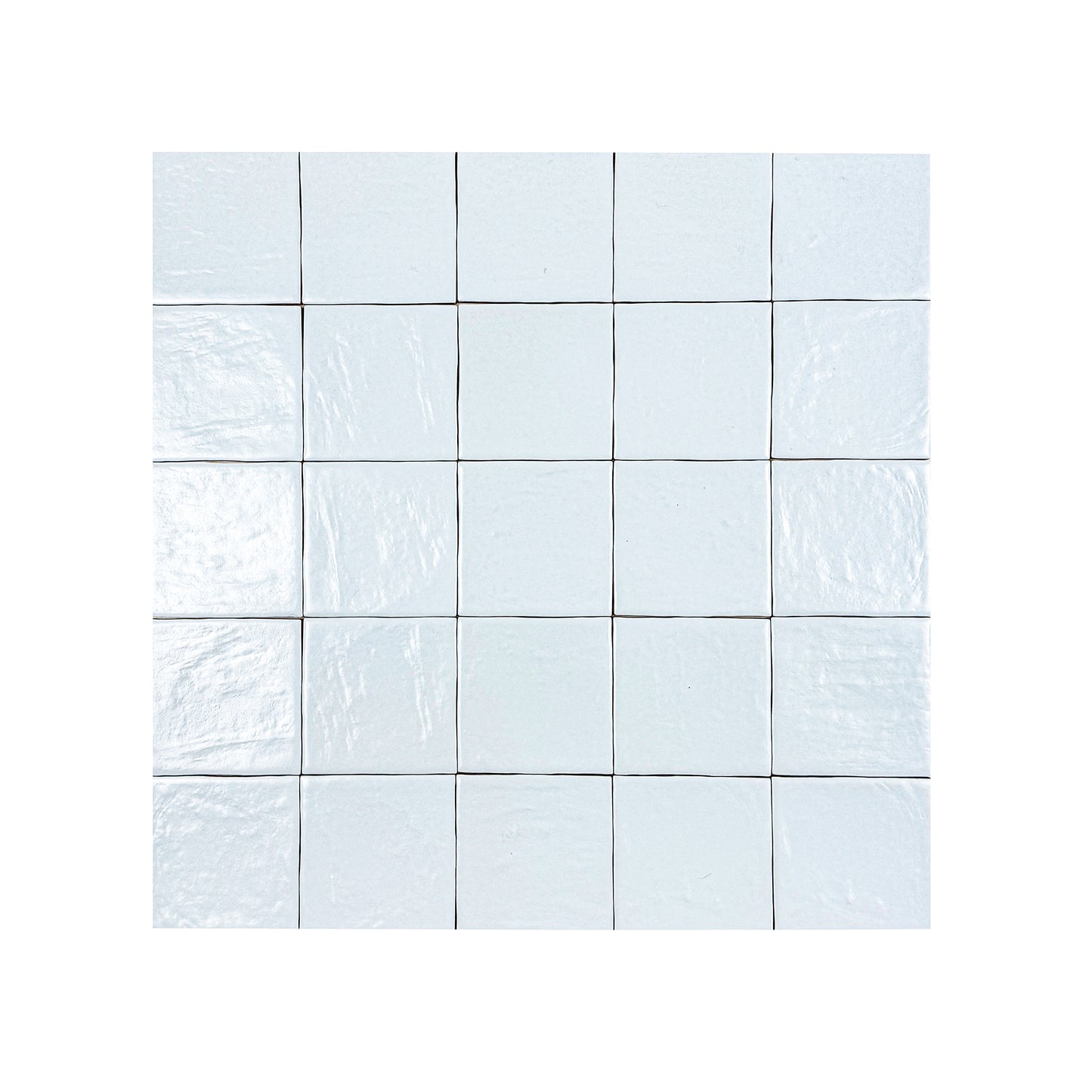 Pearl Luxe Series Sky Blue Semimatte Perlescent Ceramic Artisanal Tile