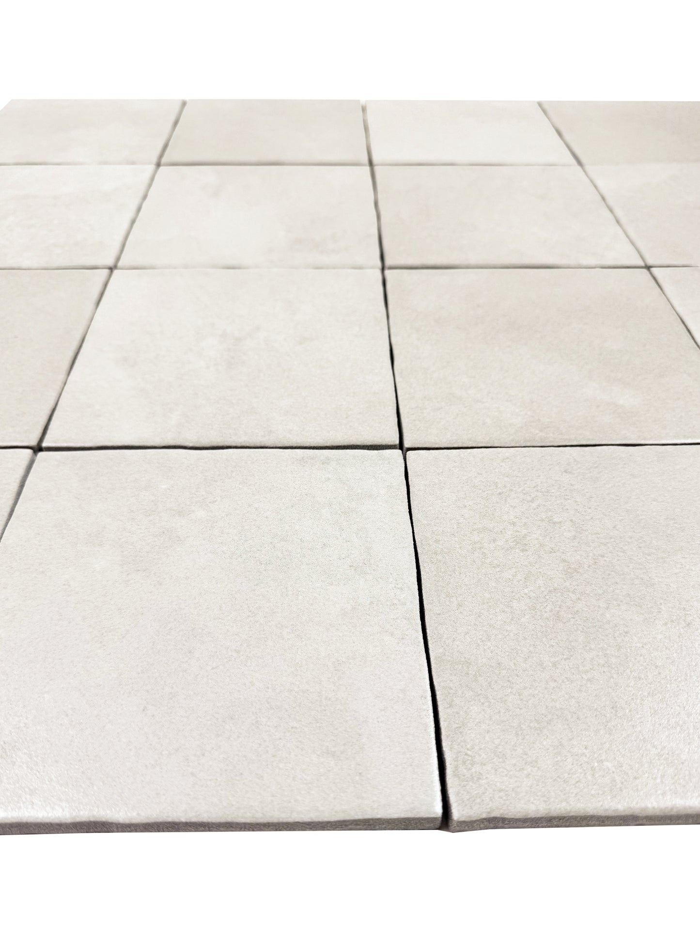 Artisan Essence Smoke White Matte Porcelain Artisanal Tile