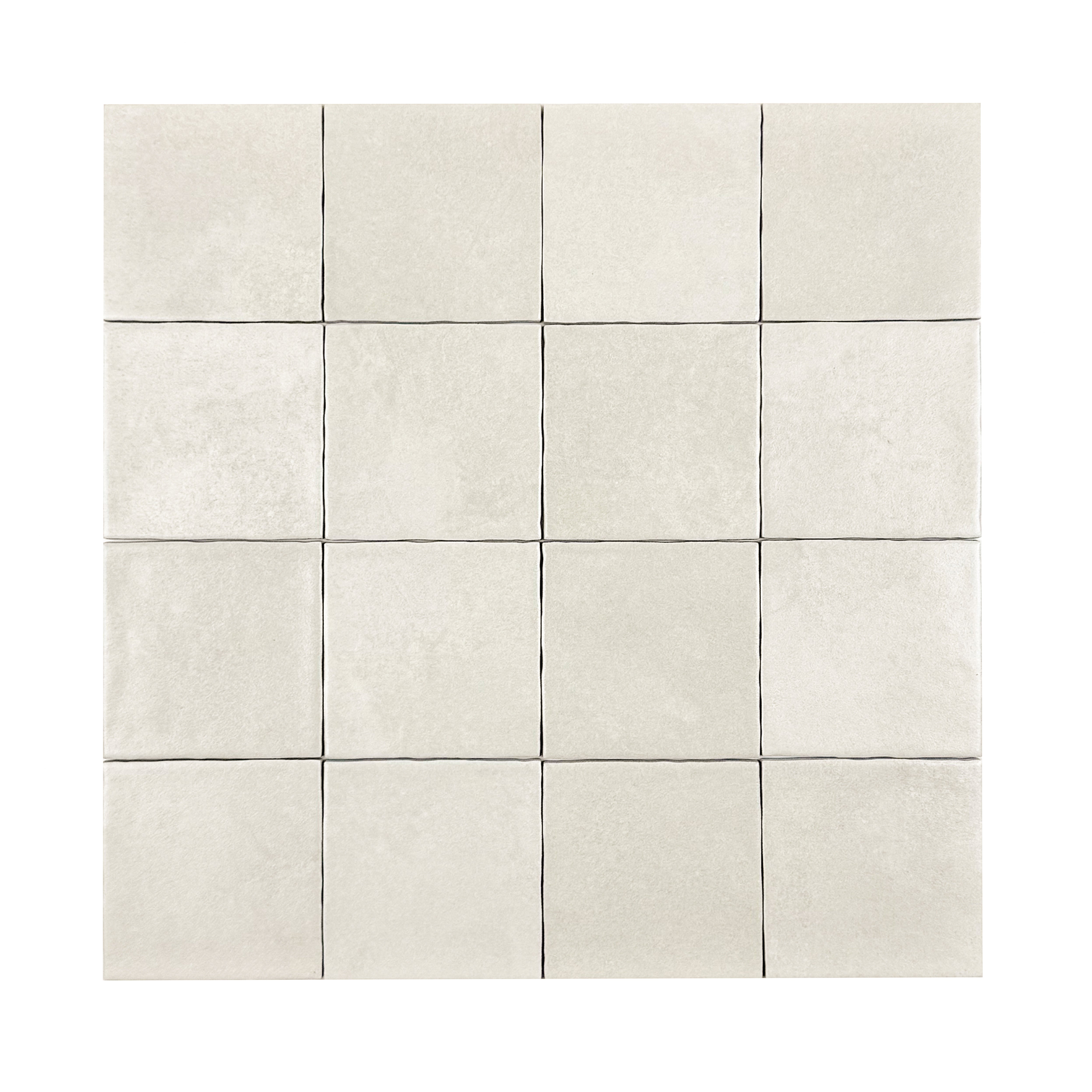 Artisan Essence Smoke White Matte Porcelain Artisanal Tile – MOSYCLE