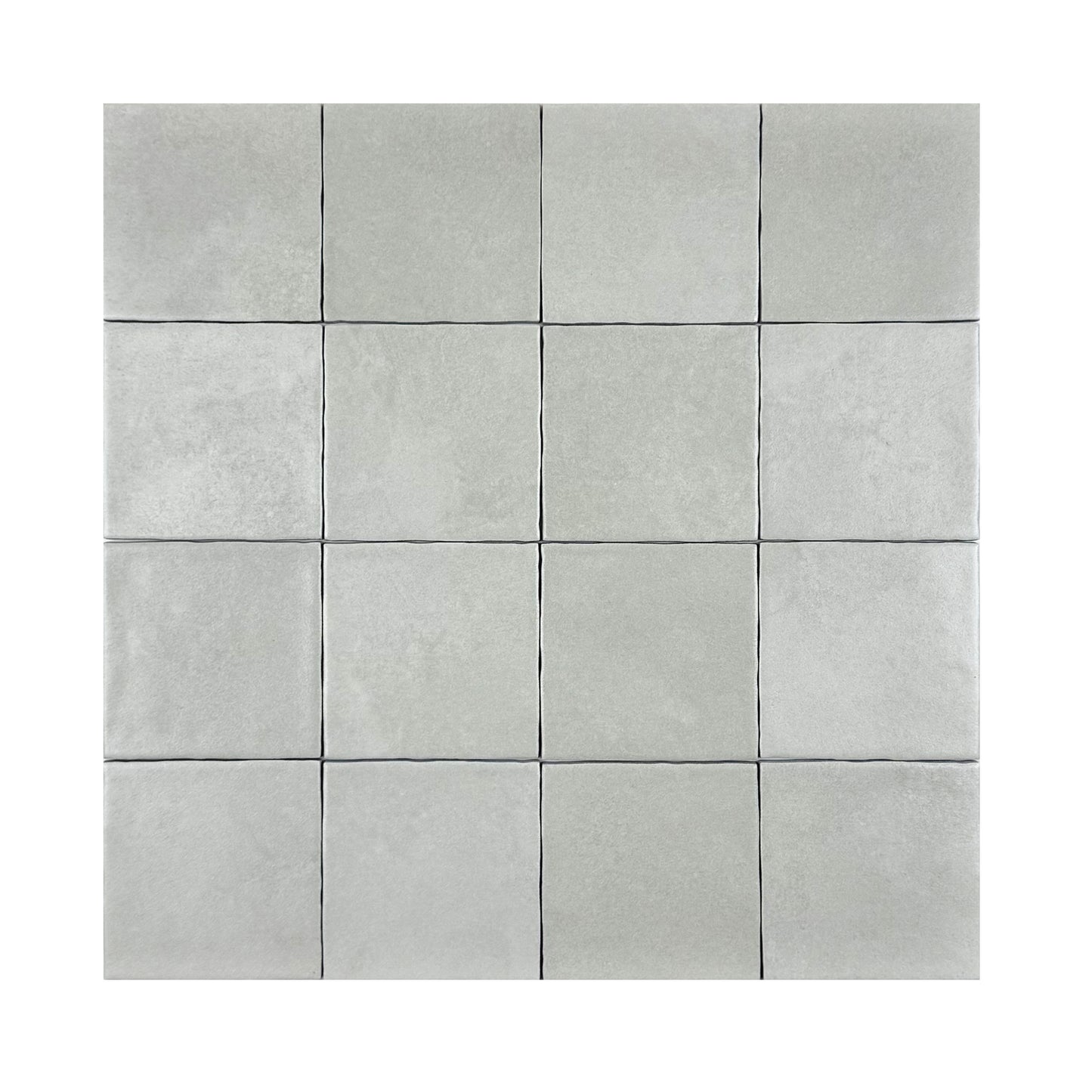 Artisan Essence Smoke White Matte Porcelain Artisanal Tile