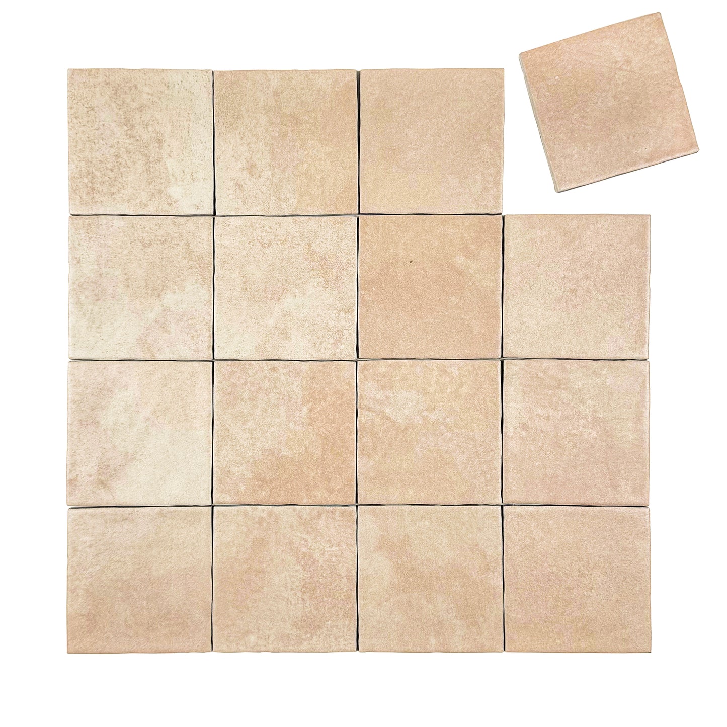 Artisan Essence Warm Beige Matte Porcelain Artisanal Tile
