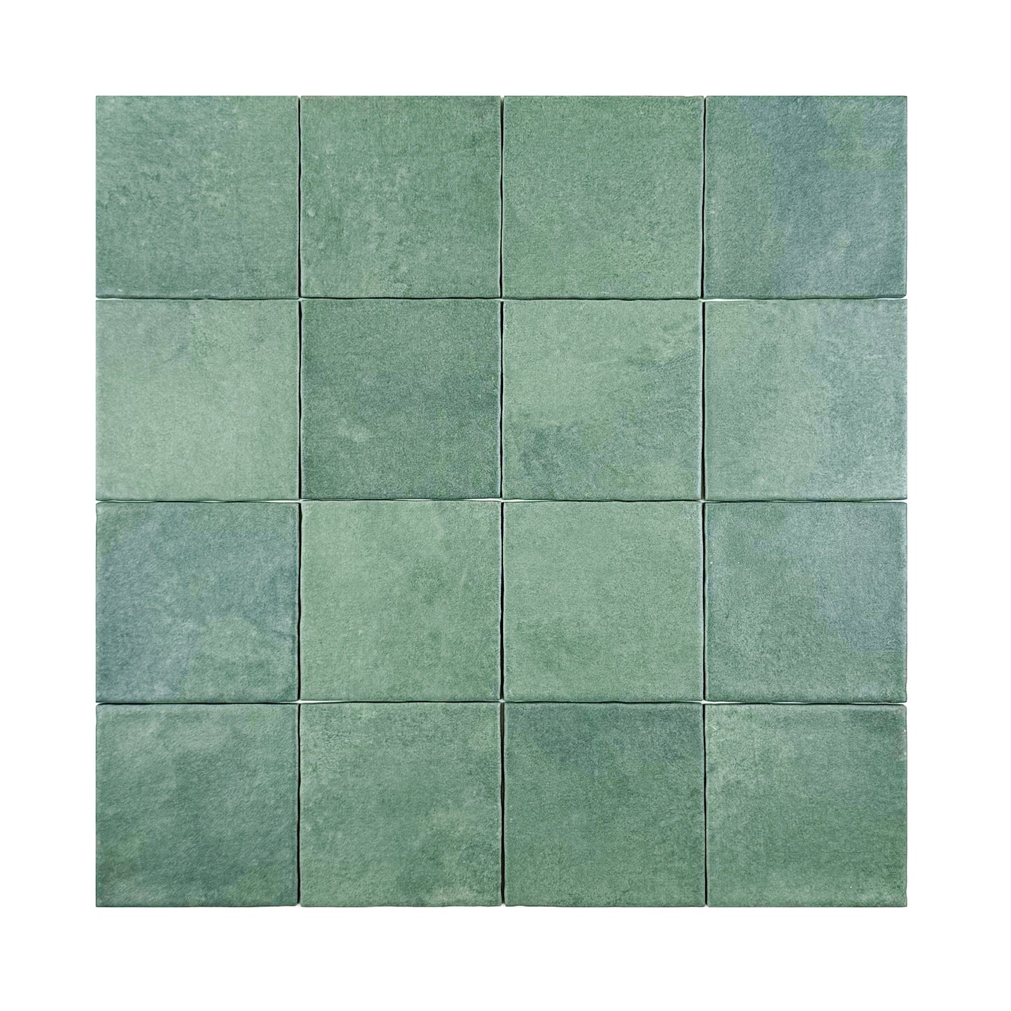 Artisan Essence Rich Garden Green Matte Porcelain Artisanal Tile