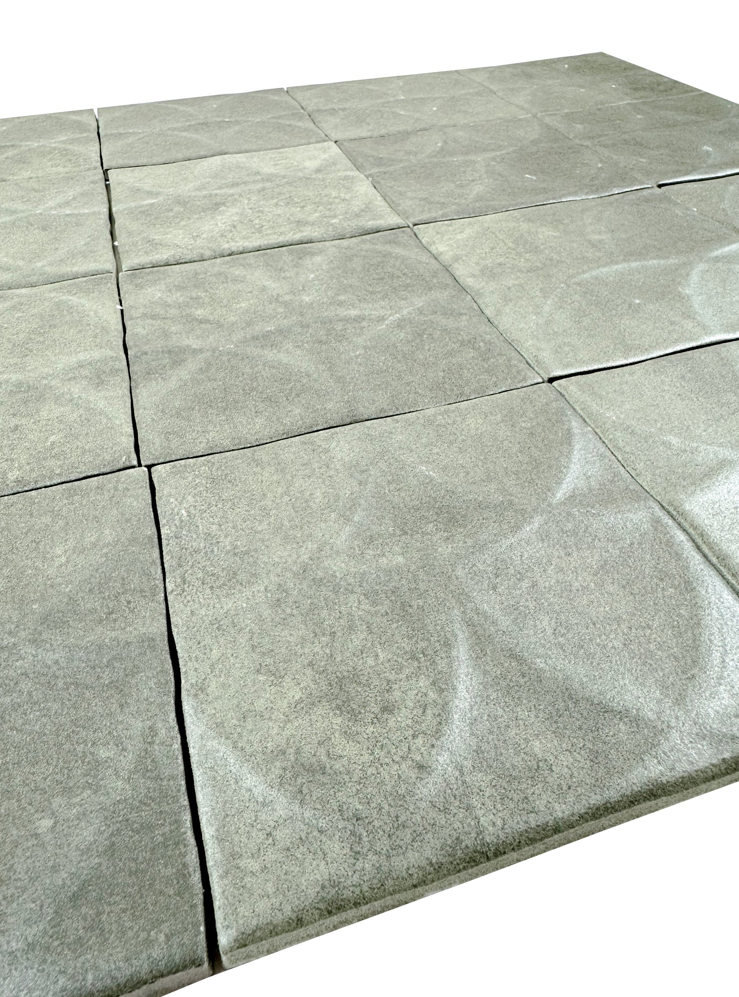 Artisan Essence Textured Green Matte Porcelain Artisanal Tile