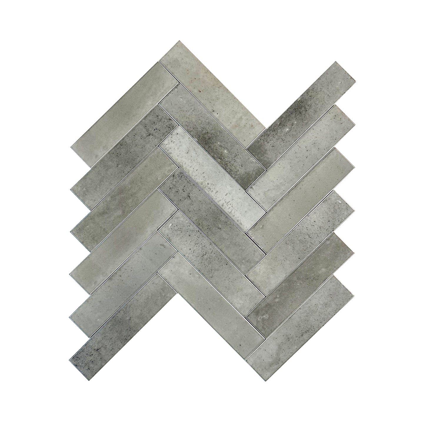 Charcoal Grey Glossy Porcelain Artisanal Tile