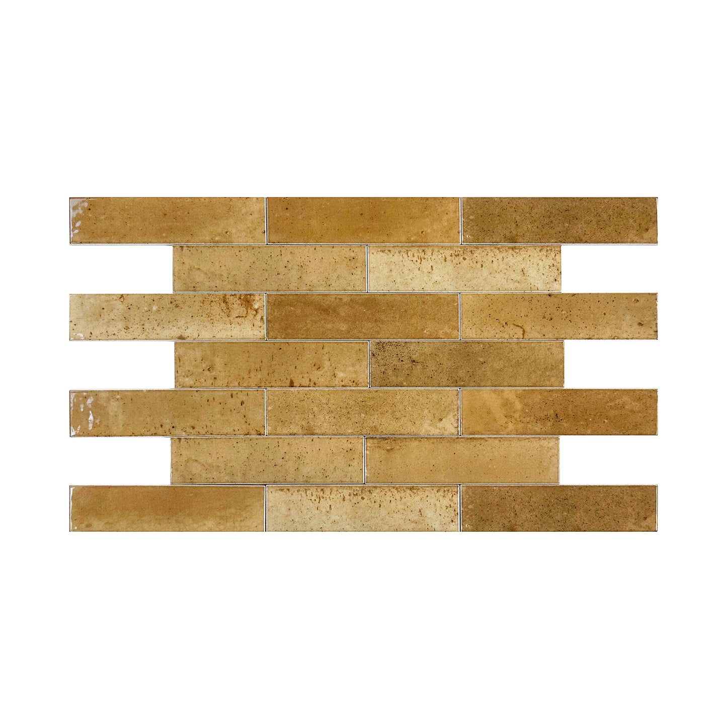 Warm Brown Glossy Porcelain Artisanal Tile