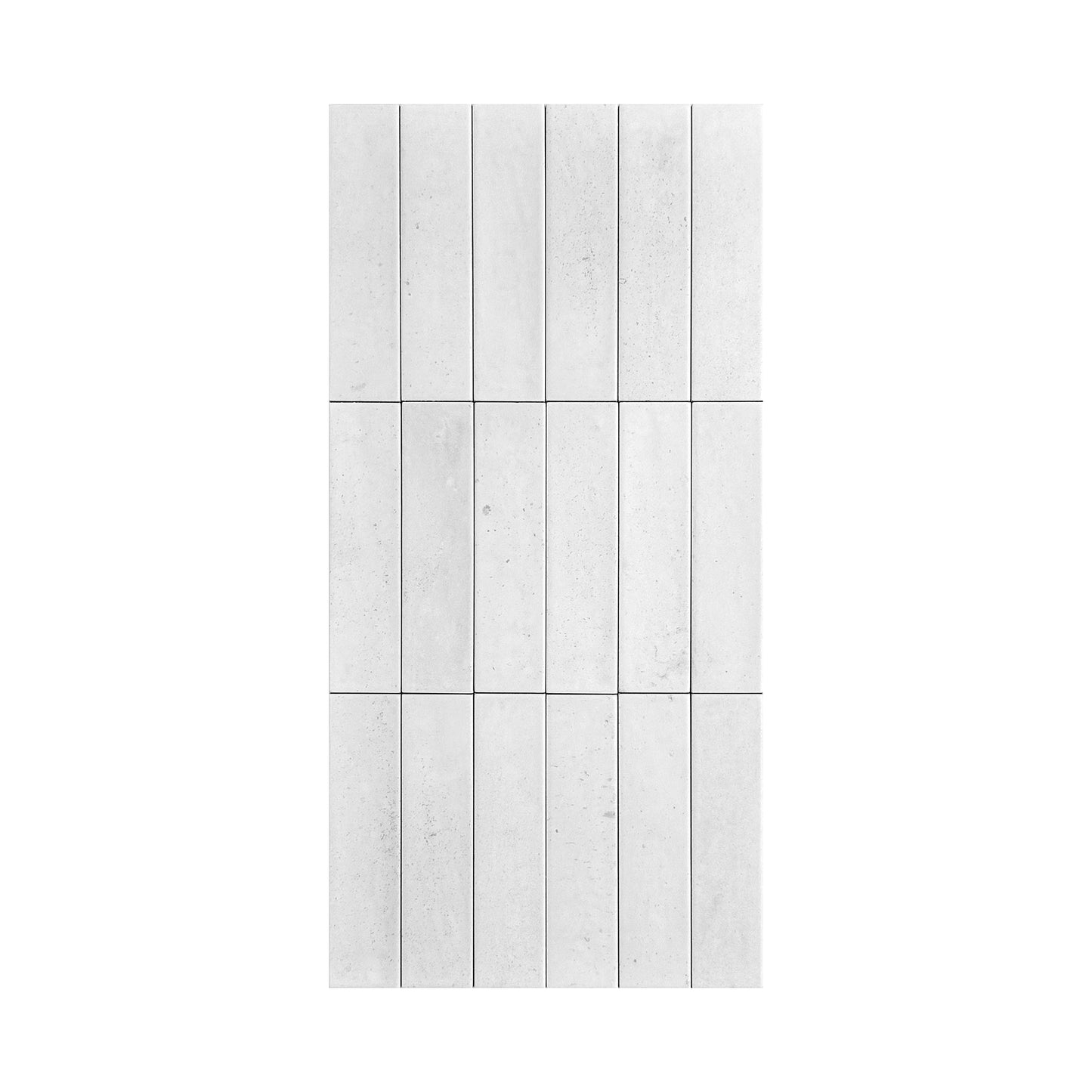 White Matte Porcelain Artisanal Tile