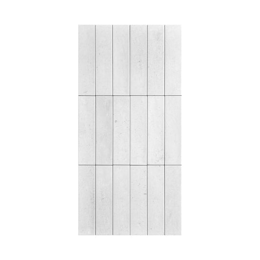 White Matte Porcelain Artisanal Tile