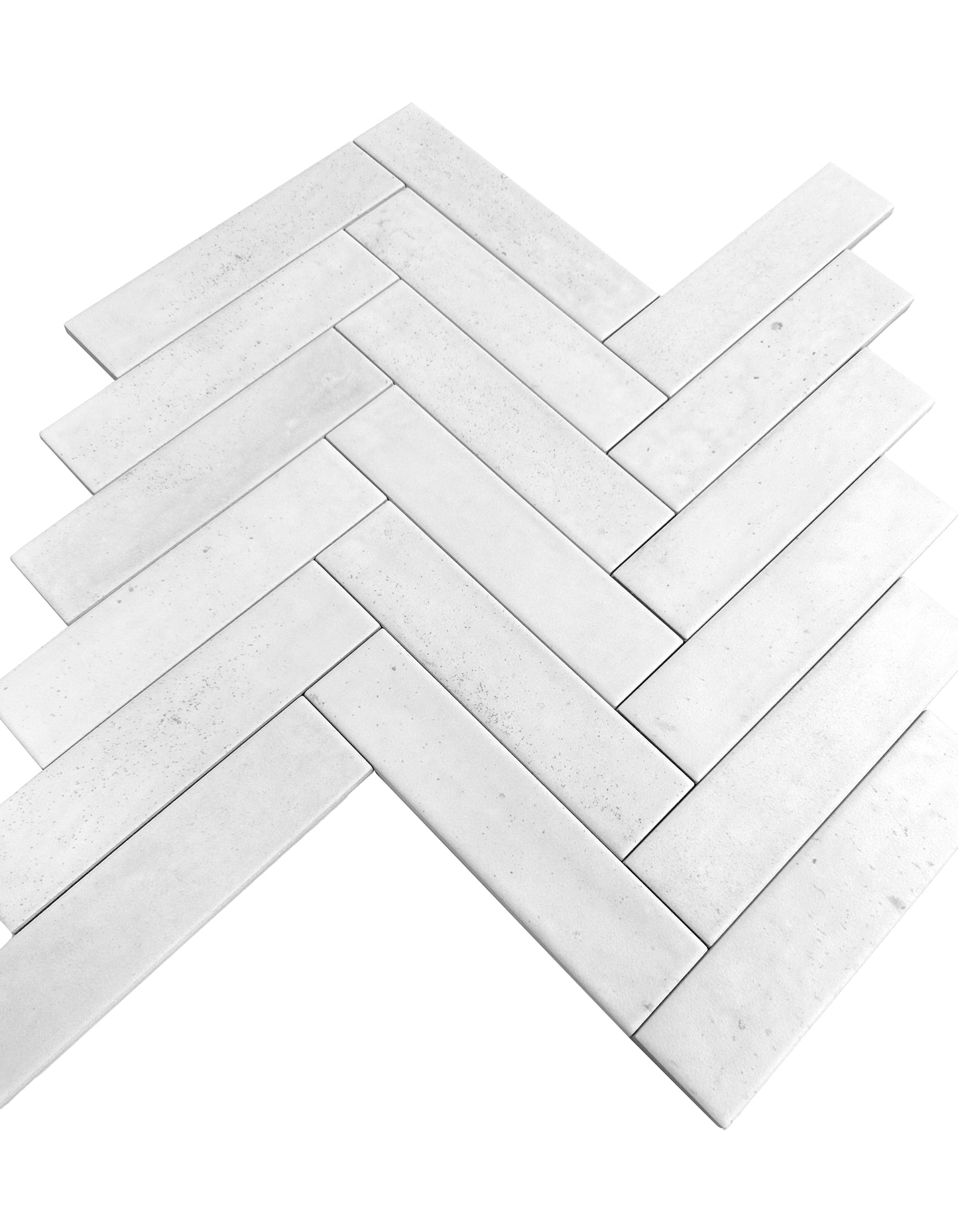 White Matte Porcelain Artisanal Tile