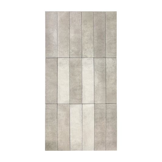 Amalfi Dawn Series  Thunder Grey Matte Porcelain Artisanal Tile