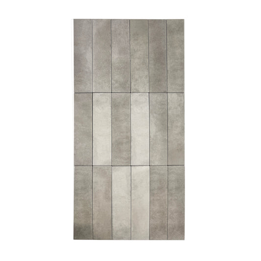 Amalfi Dawn Series  Thunder Grey Matte Porcelain Artisanal Tile