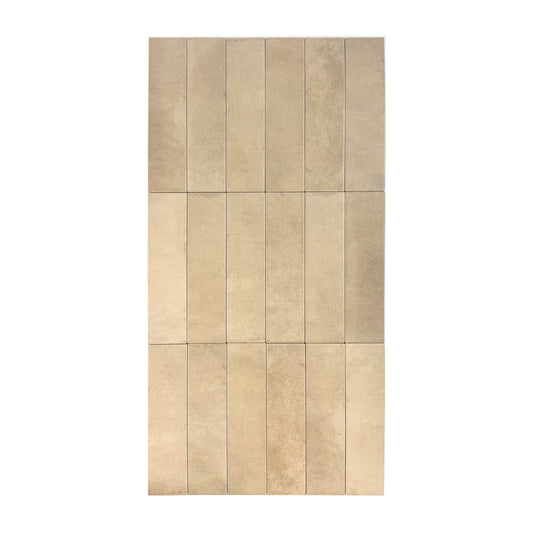 Amalfi Dawn Series  Light Brown & Peanut Brown Mixed Matte Porcelain Artisanal Tile