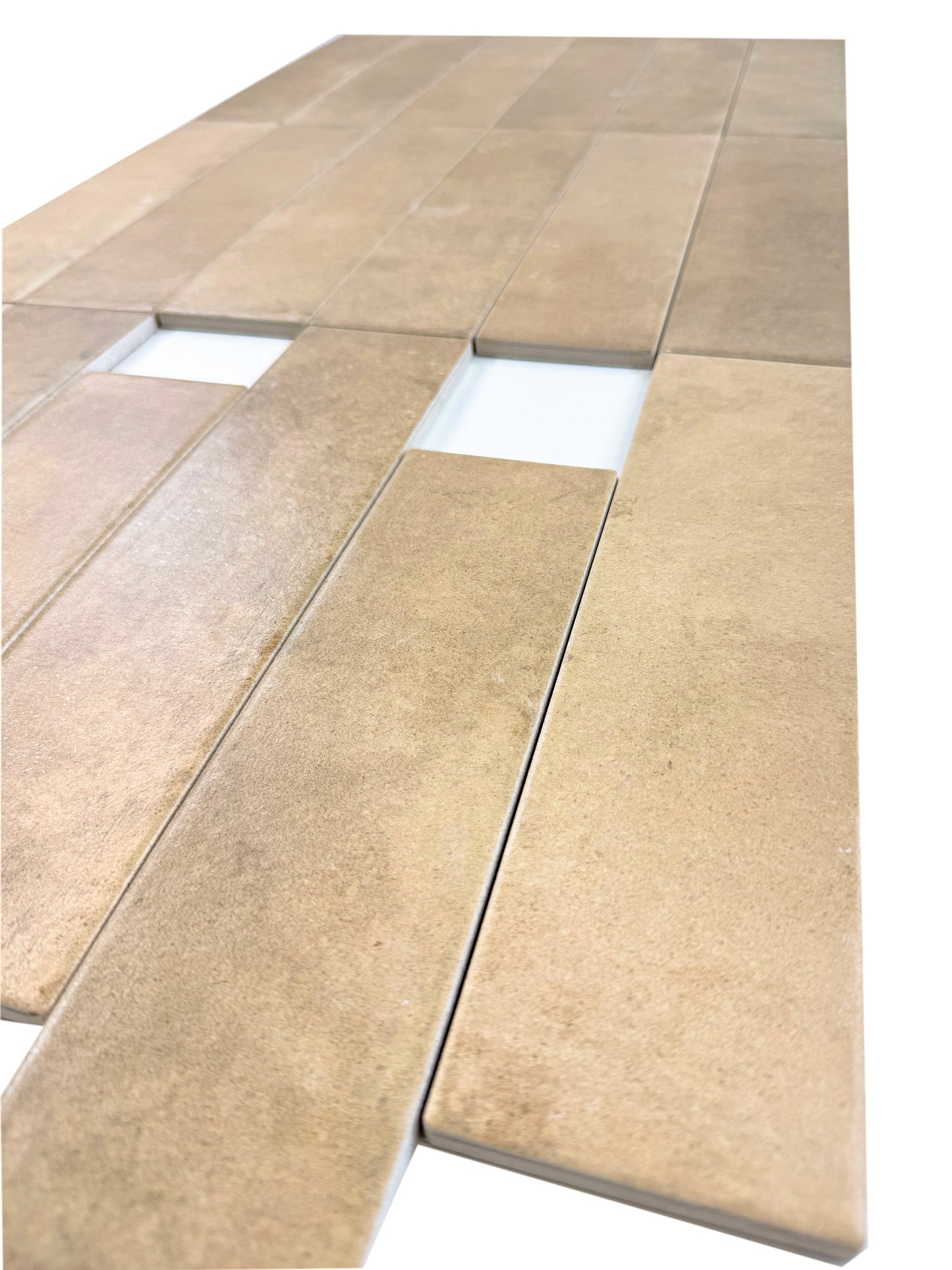 Amalfi Dawn Series  Light Brown & Peanut Brown Mixed Matte Porcelain Artisanal Tile