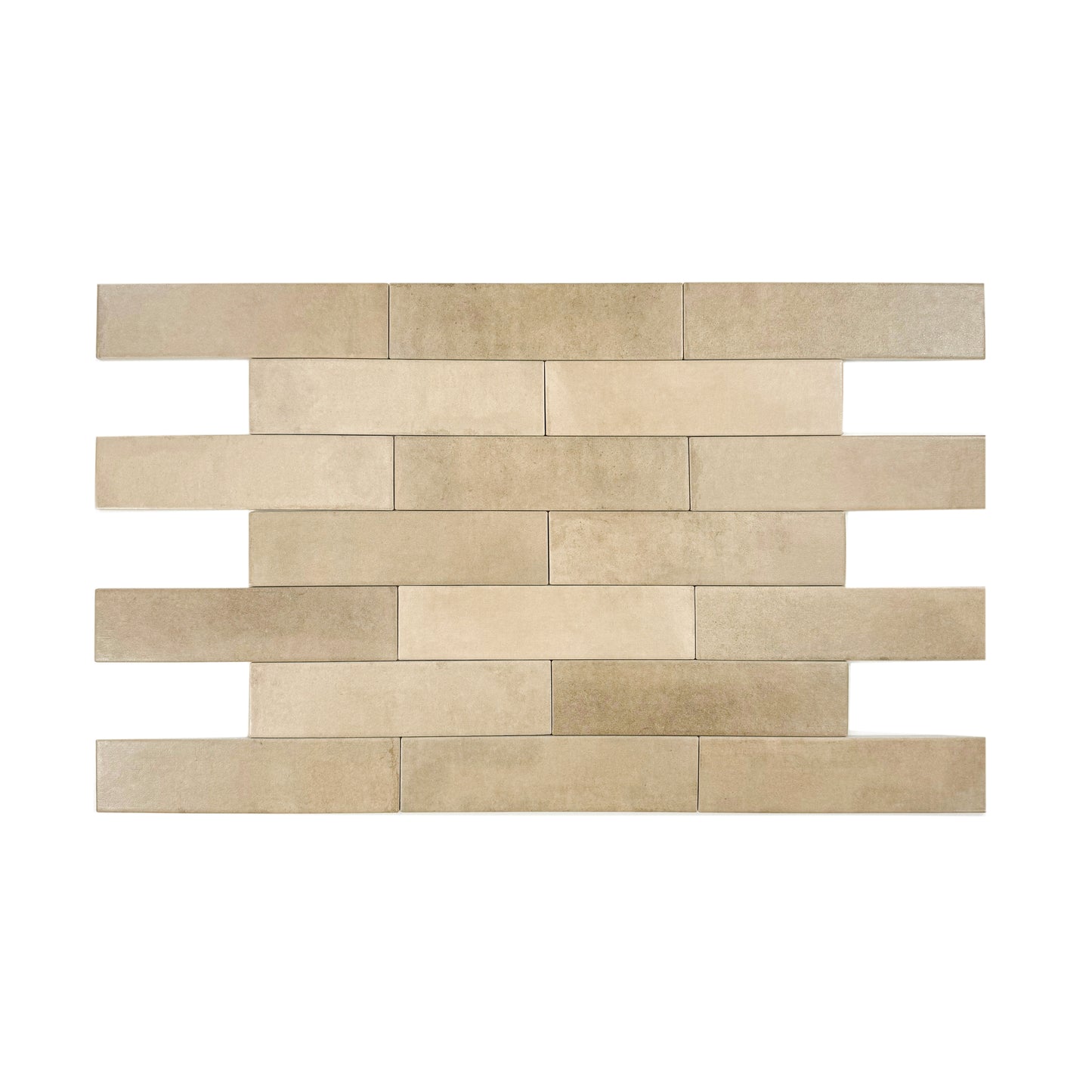 Amalfi Dawn Series  Light Brown & Peanut Brown Mixed Matte Porcelain Artisanal Tile