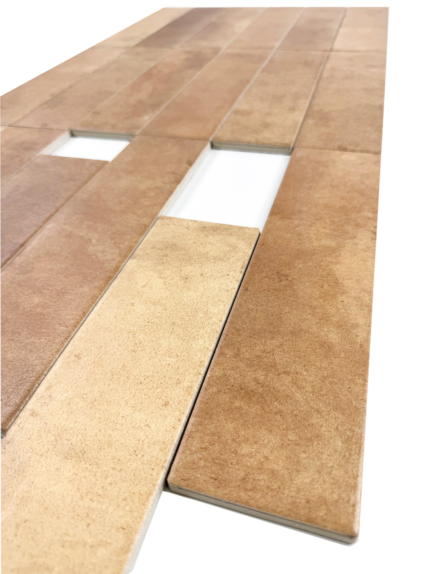 Amalfi Dawn Series  Light Coffee Brown Matte Porcelain Artisanal Tile