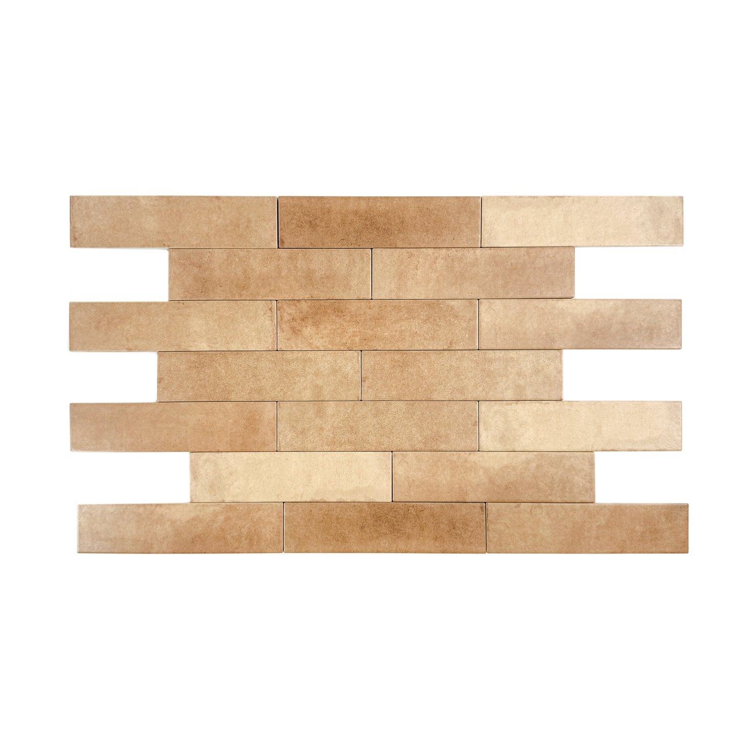 Amalfi Dawn Series  Light Coffee Brown Matte Porcelain Artisanal Tile